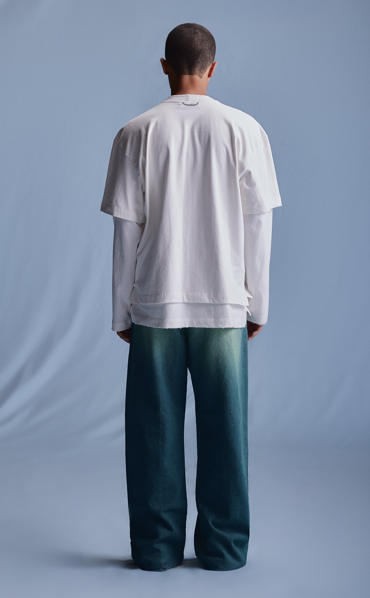 CALCA BRUBECK STRAIGHT JEANS WASHED AZUL