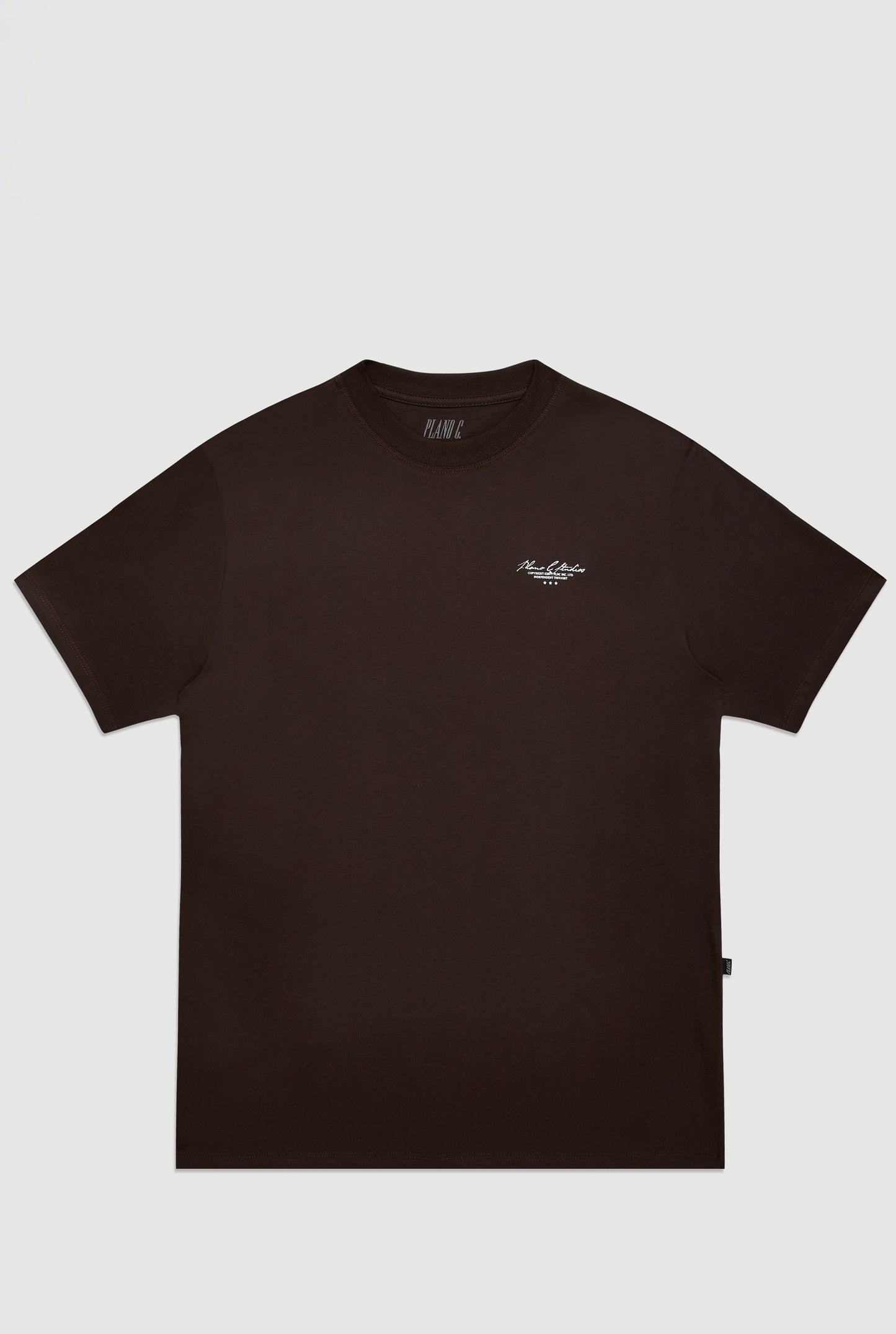 CAMISETA LE MONDE EST Á NOUS MARROM