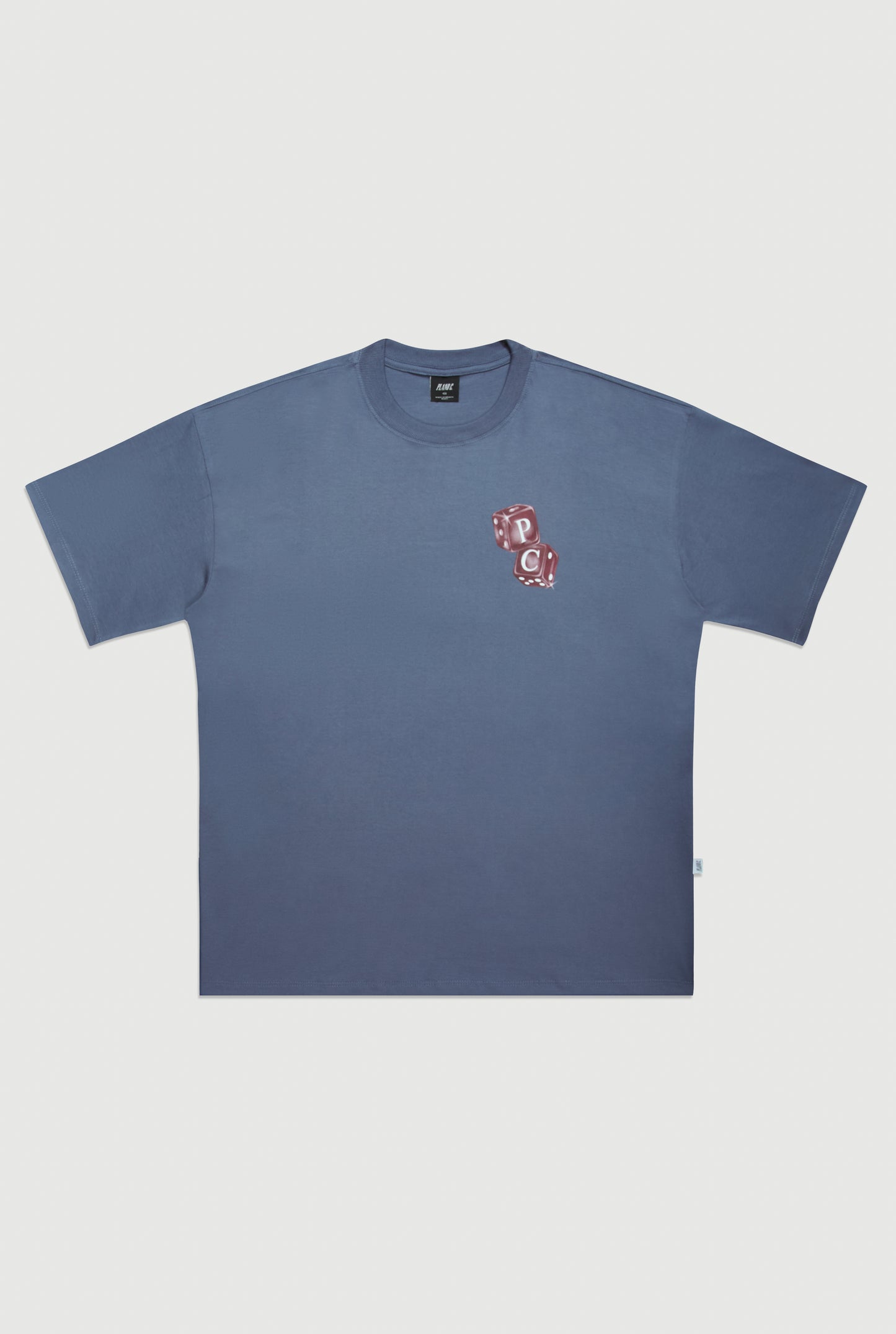 CAMISETA DICE ROLLERS AZUL