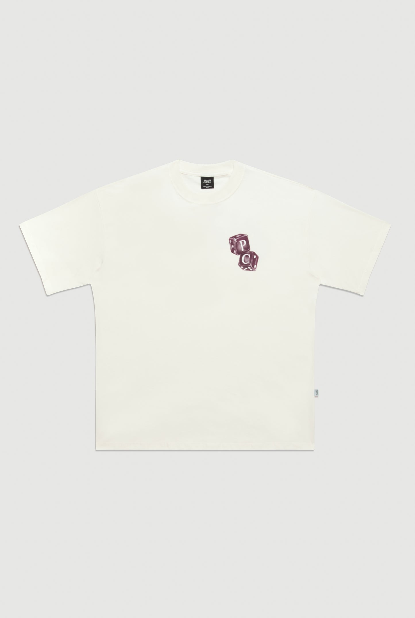 CAMISETA DICE ROLLERS OFF WHITE