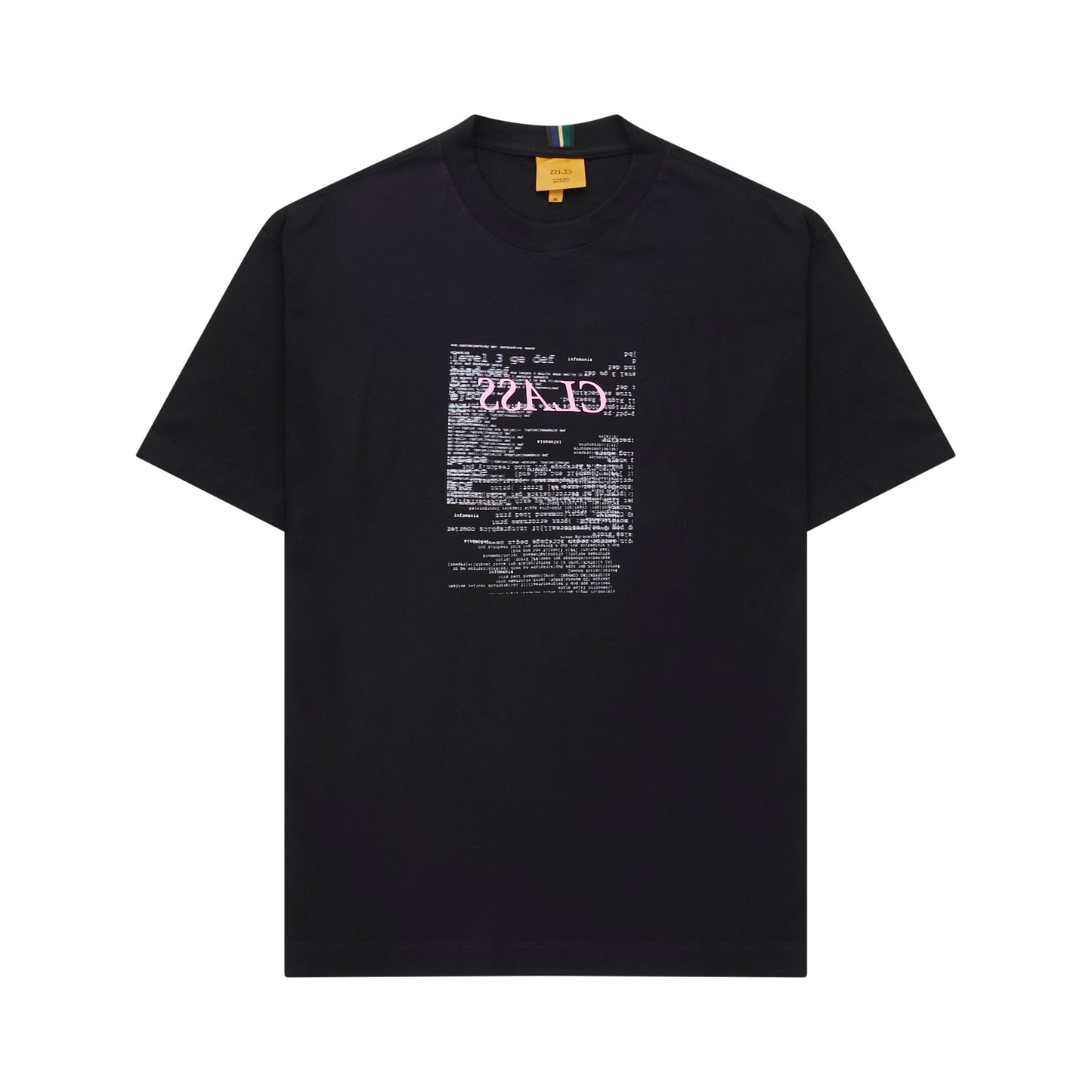T-SHIRT "INFOMANIA CLASS INVERSO" BLACK