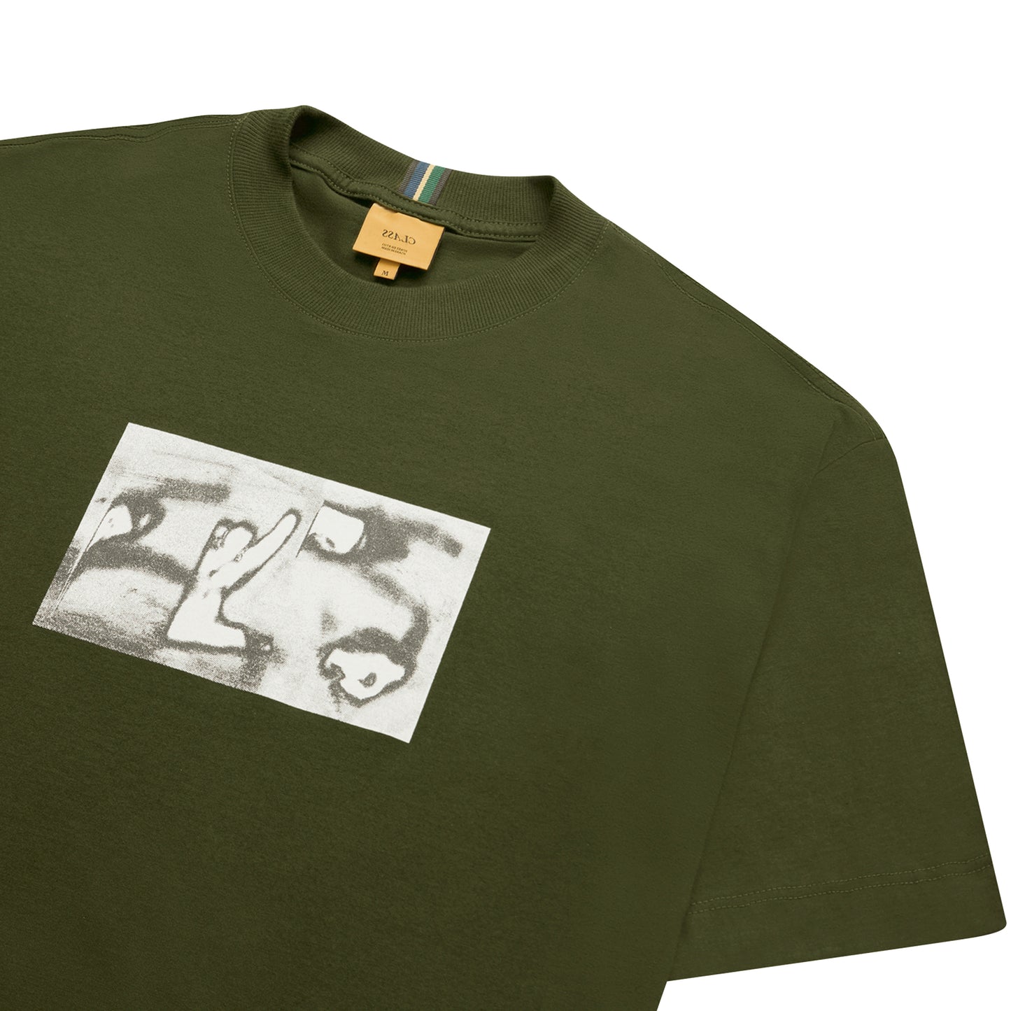 T-SHIRT "CLS HANDS" GREEN