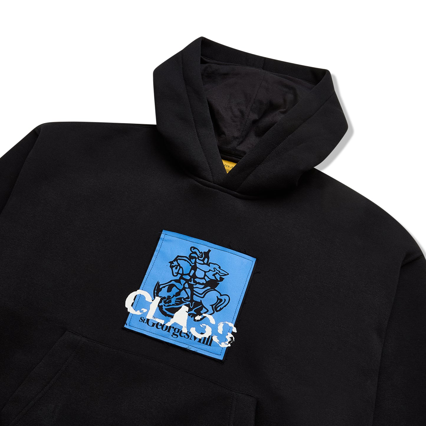 HOODIE RELAXED CLASS "GEORGES MILL" BLACK