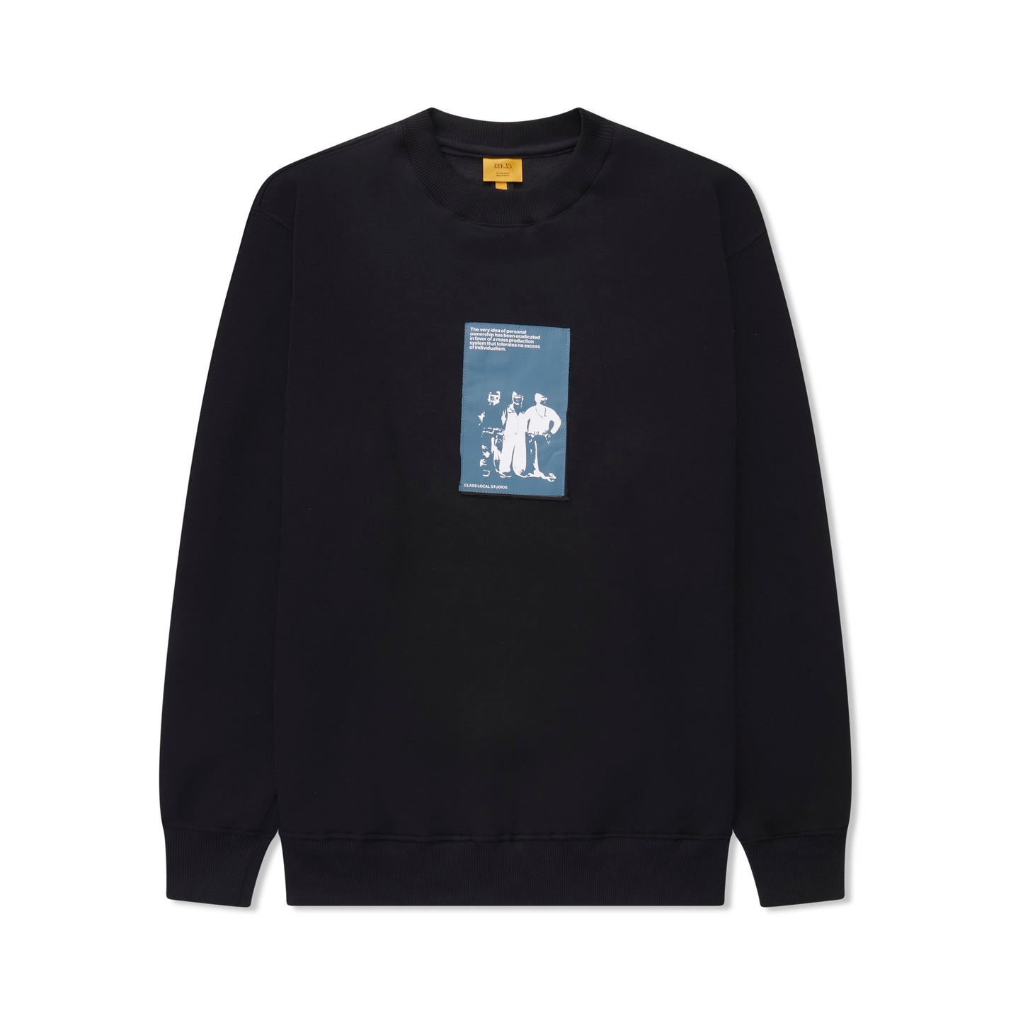 CLASSIC CREWNECK CLASS "WORKERS" BLACK