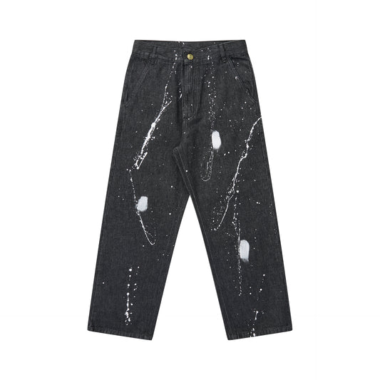 CLASSIC JEANS CLASS "SPLATTER" BLACK