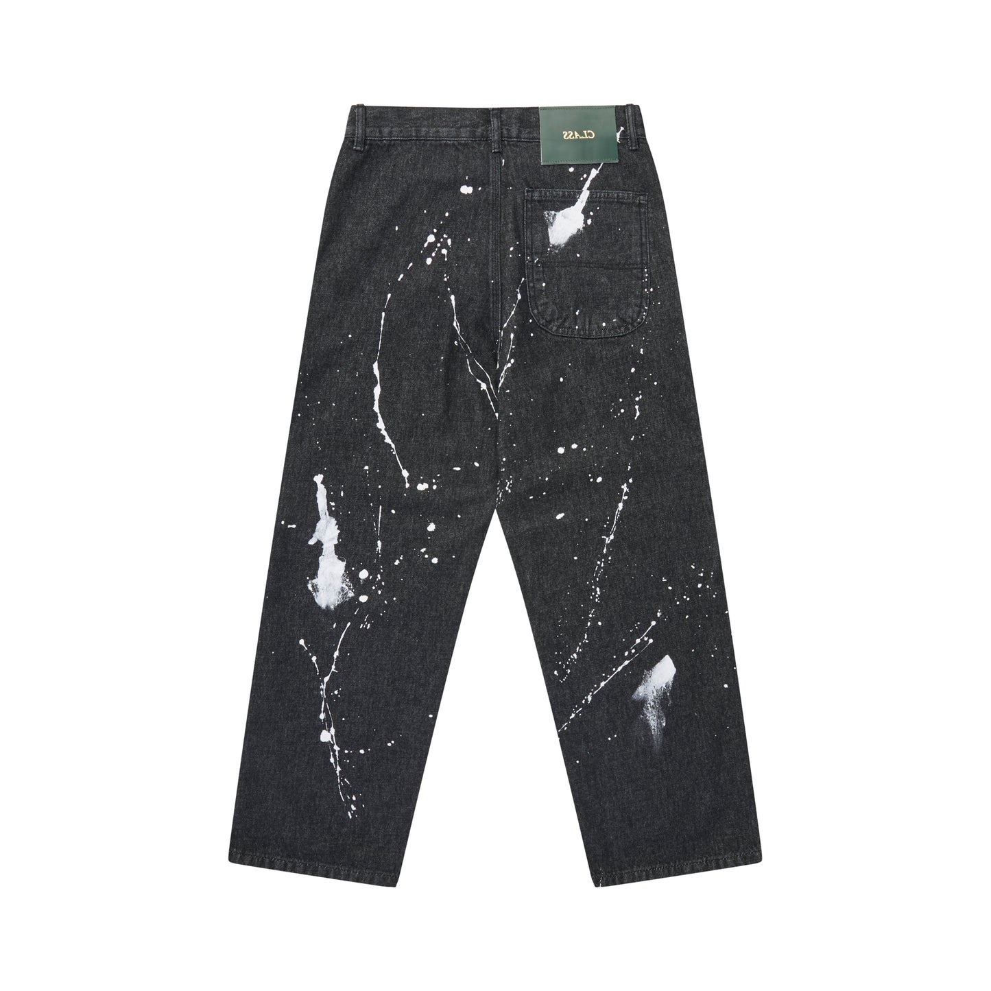CLASSIC JEANS CLASS "SPLATTER" BLACK