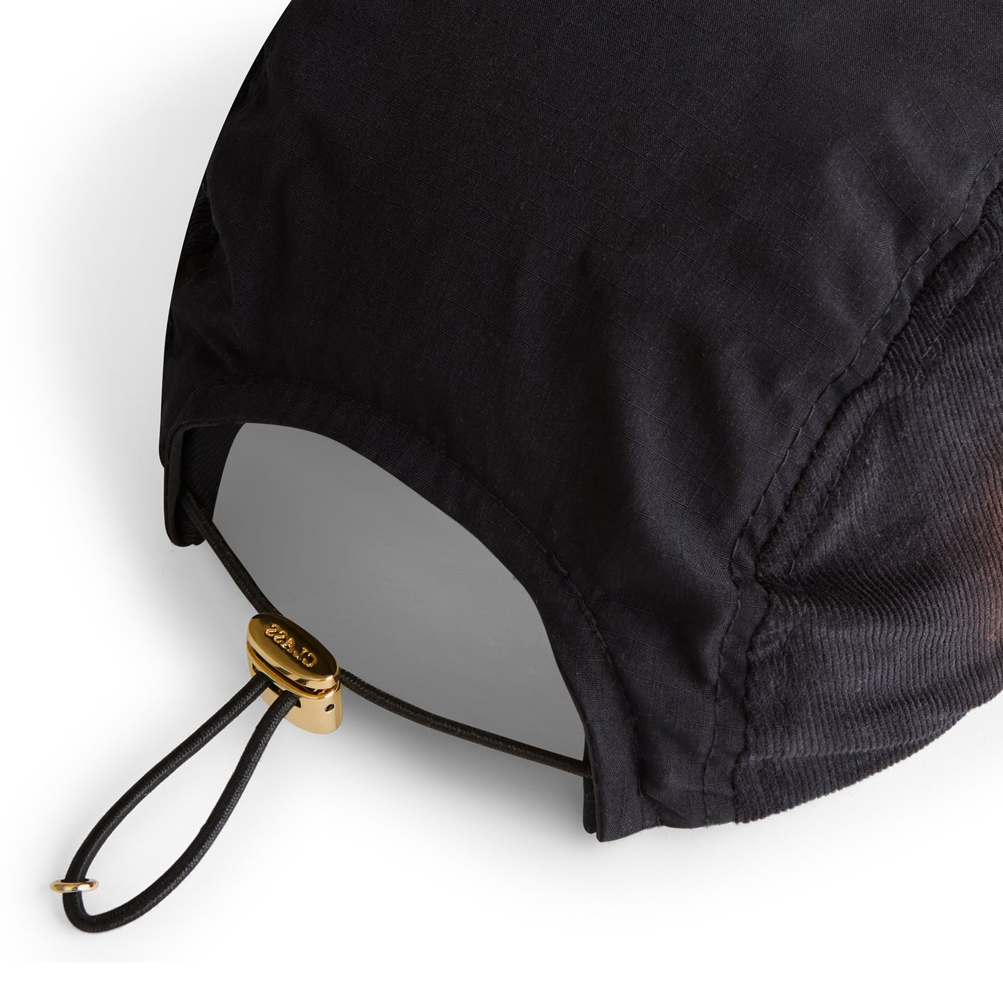 3 PANEL HAT CLASS "NAUTILUS" BLACK / GOLD