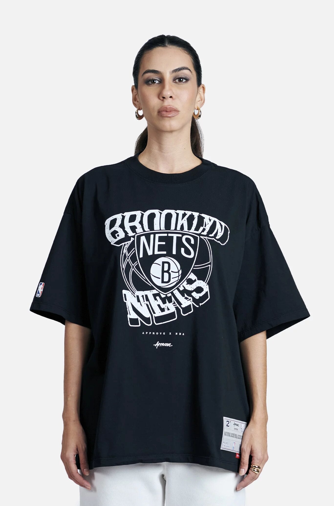 CAMISETA HUGE APPROVE X NBA NETS BASIC