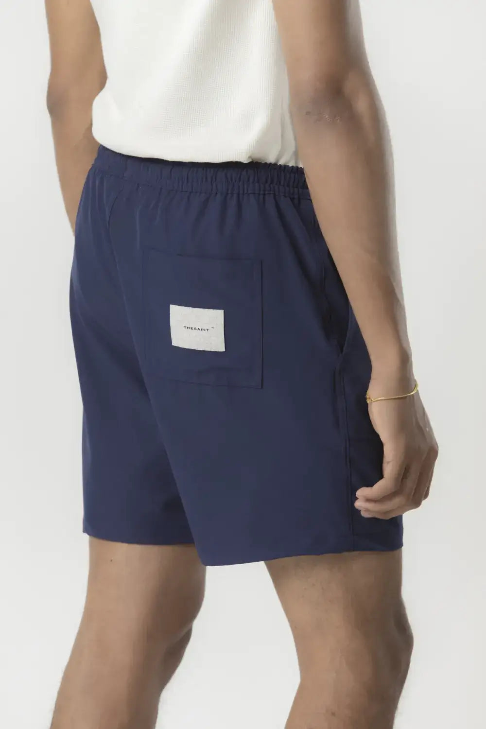NYLON SHORTS THESAINT FLAG DARK BLUE