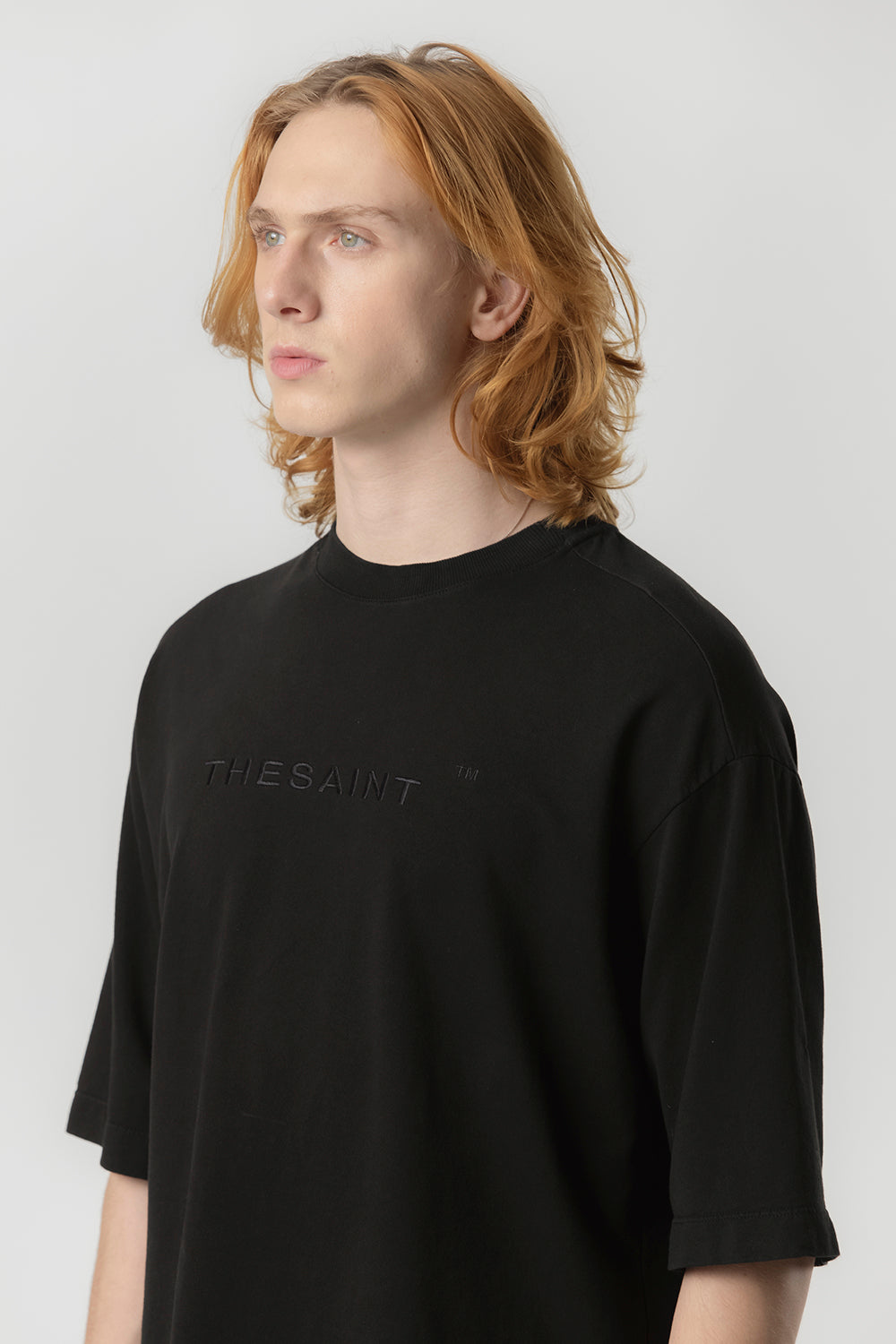 TSHIRT UNIC BASIC EMBROIDERY BLACK