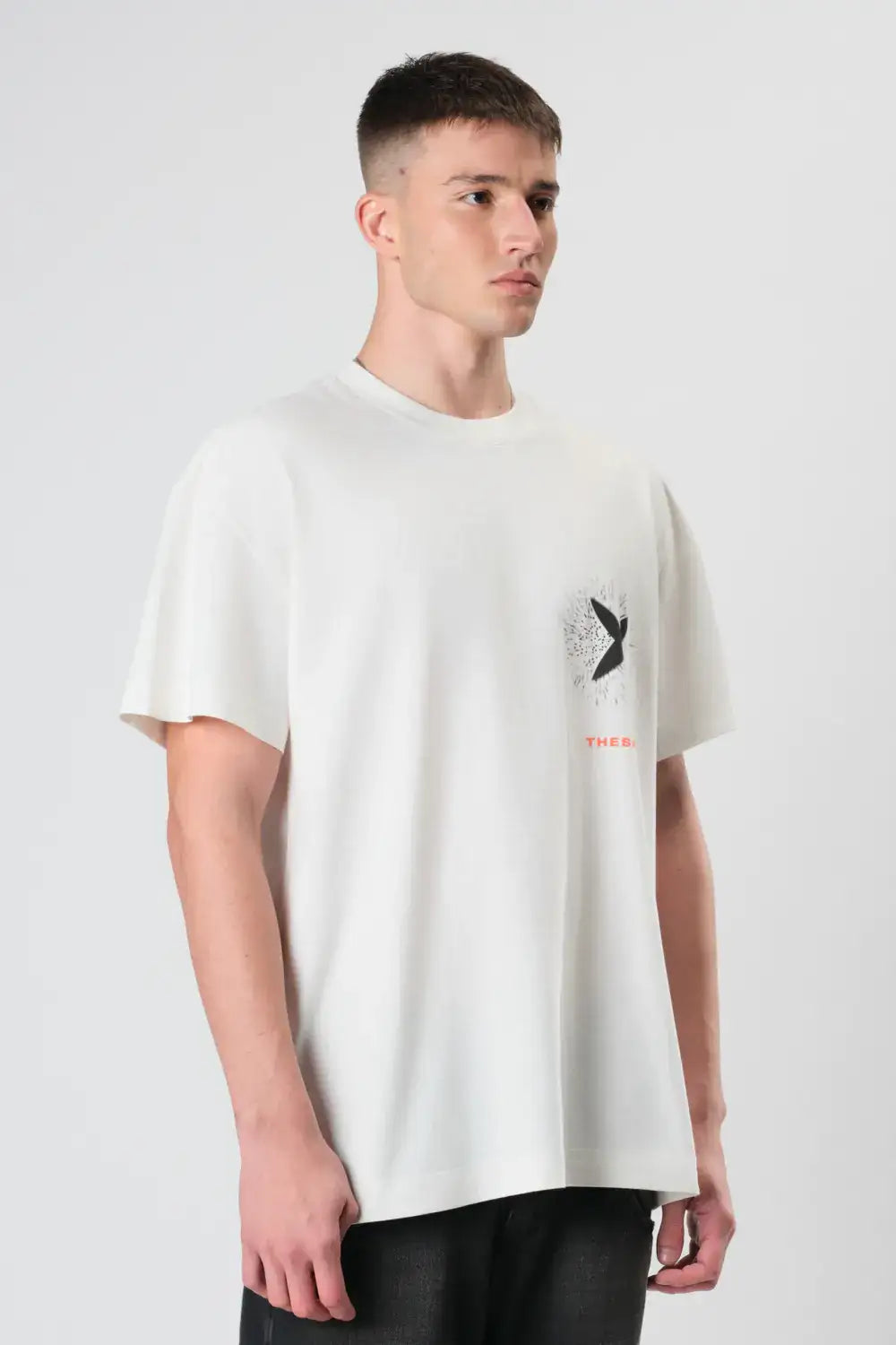 T-SHIRT BOXY OLHO GUARDIAO OFF WHITE