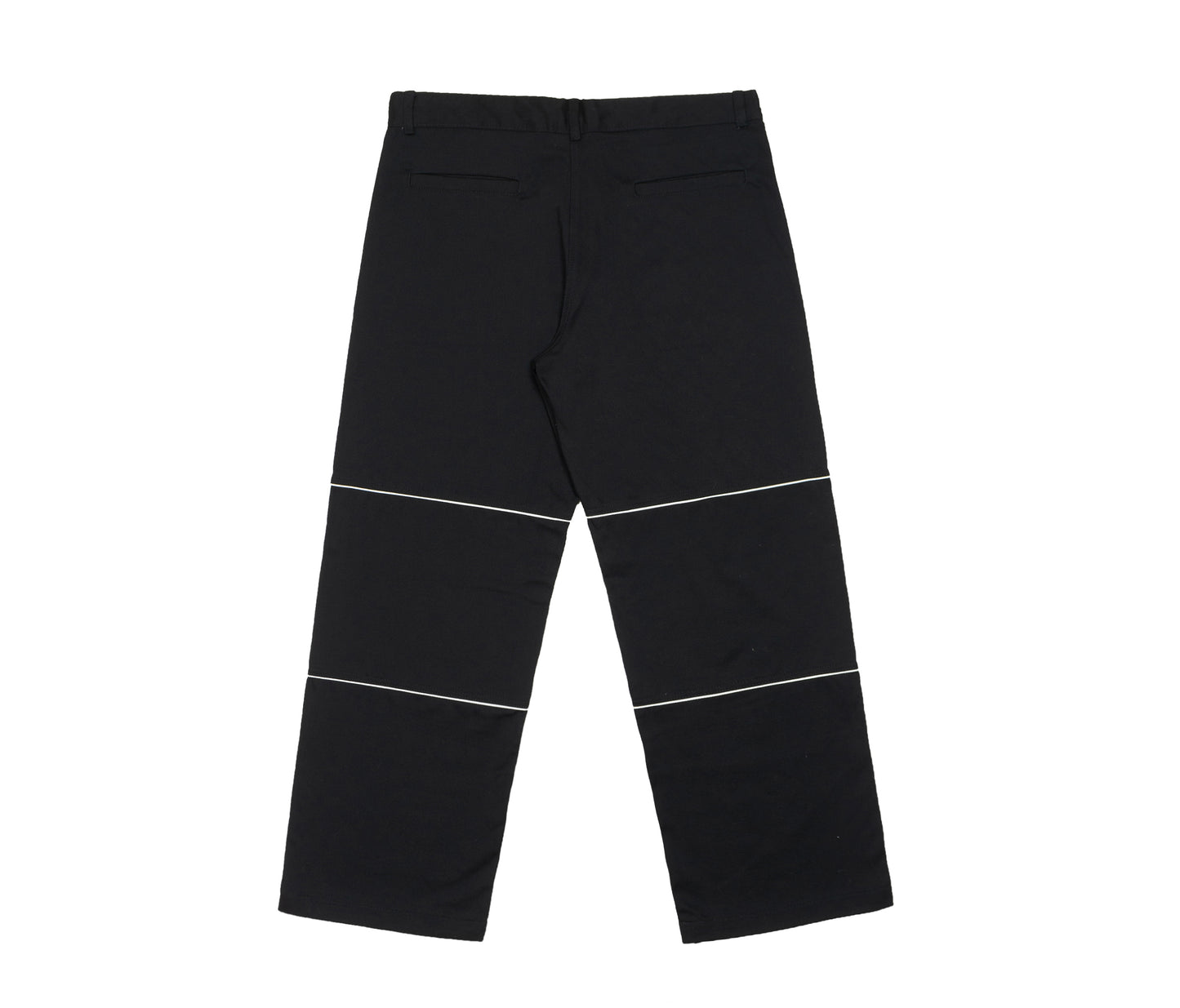 Minimal Twill Pants In Black