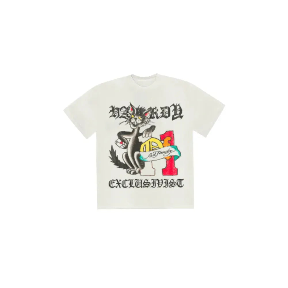 Ed Hardy Ace Of Spades Tee Off White