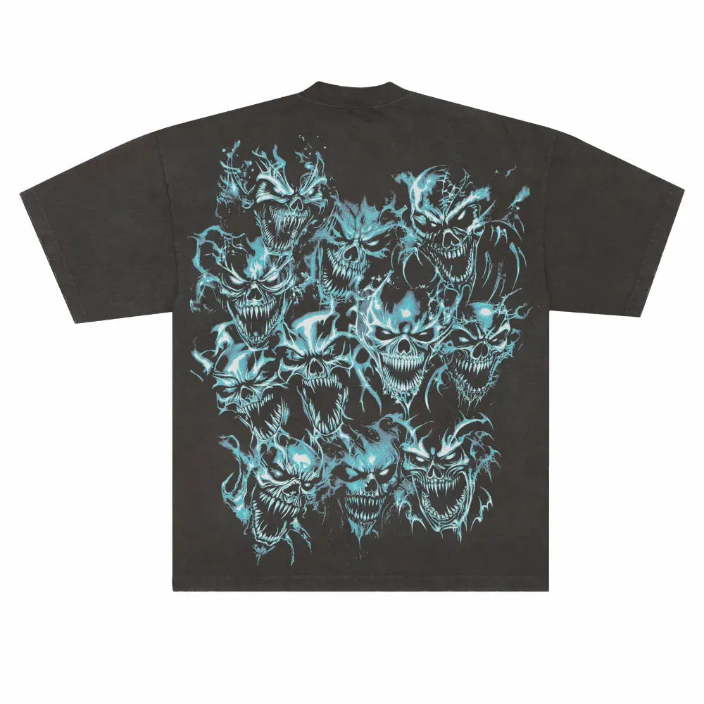 BACK FROM THE REALM (STAY FLY) STONED DARK GREY TEE