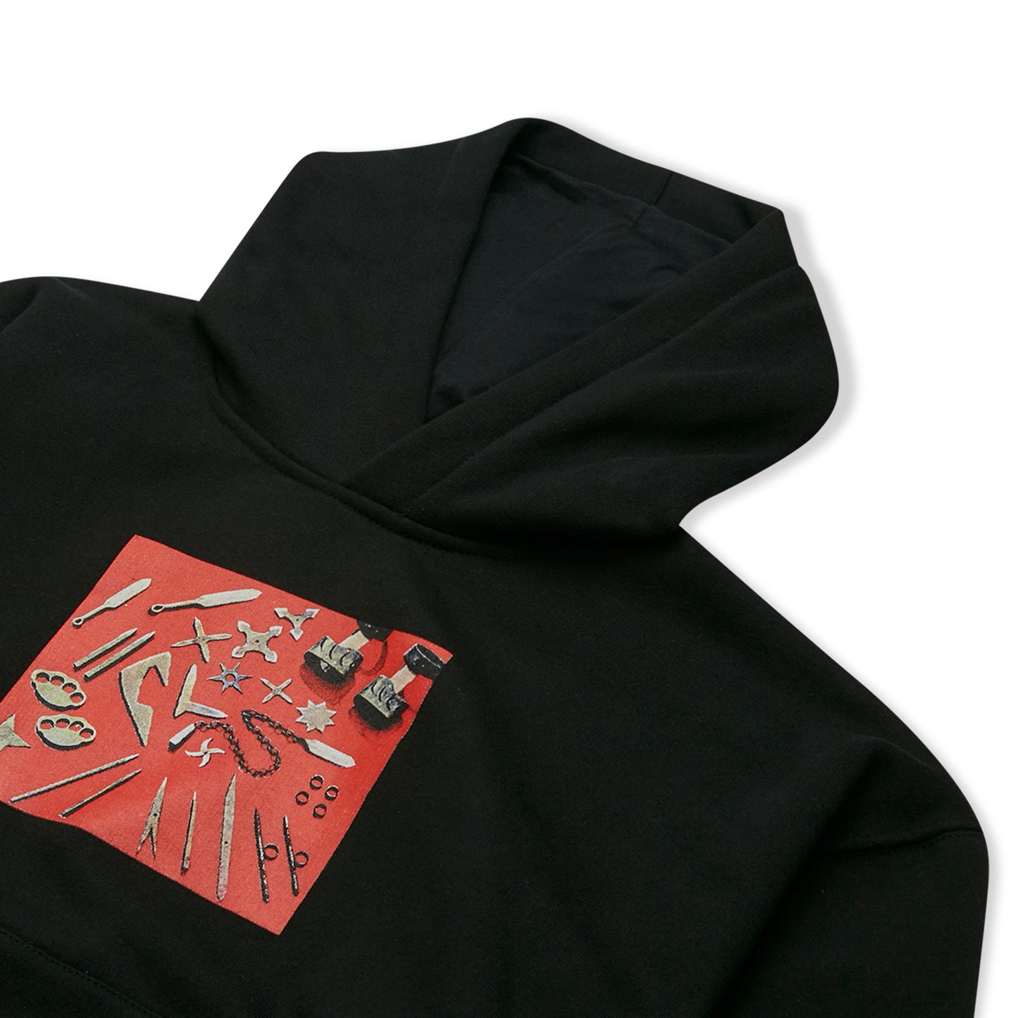 RELAXED HOODIE CLASS "CLS WEAPONS" BLACK