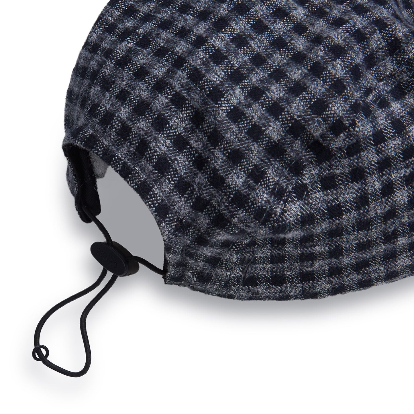 3 PANEL HAT CLASS "PIPA" PLAID BLACK