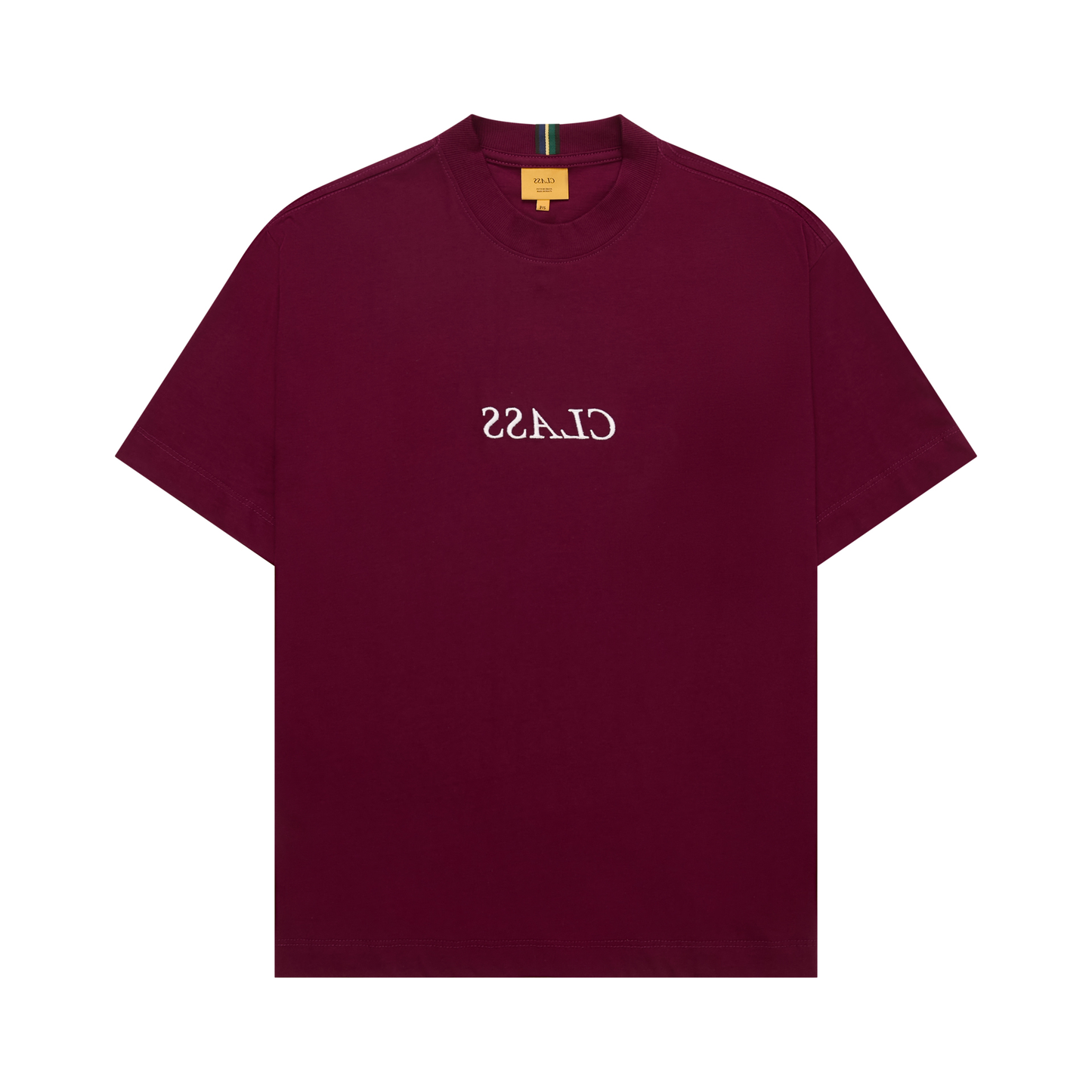TSHIRT CLASS INVERSO BURGUNDY