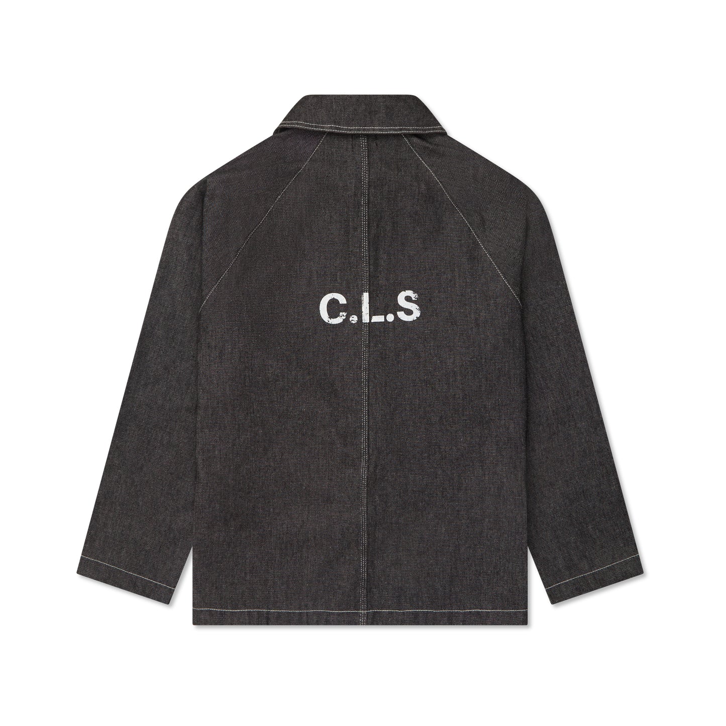 RAW DENIM JACKET CLASS CHORE CLS BLACK