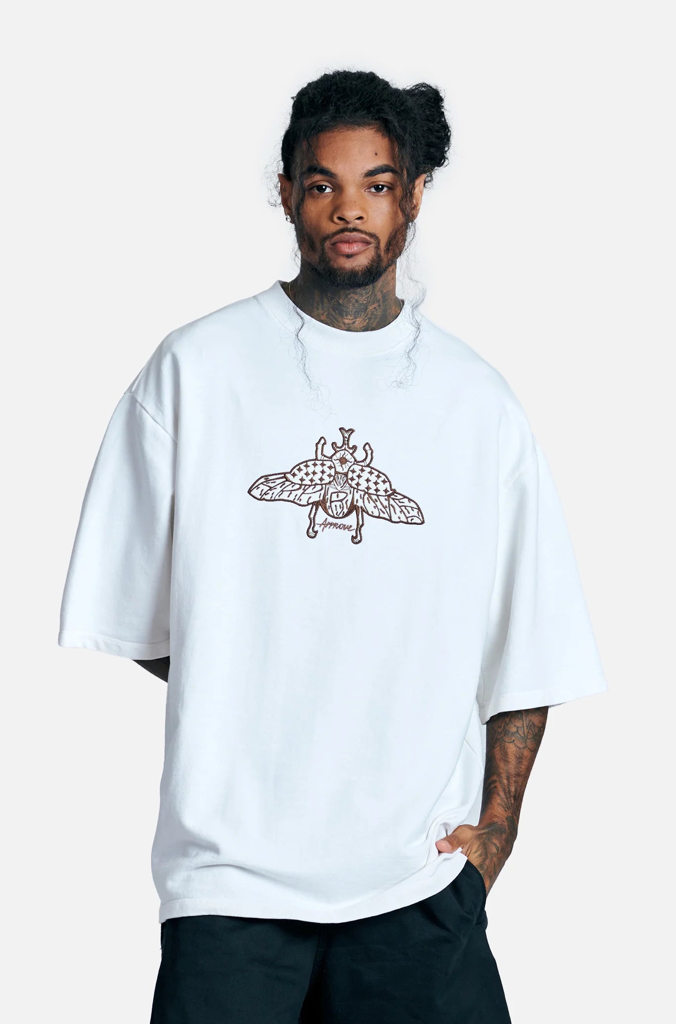 Camiseta Oversized Approve Cabron Off White