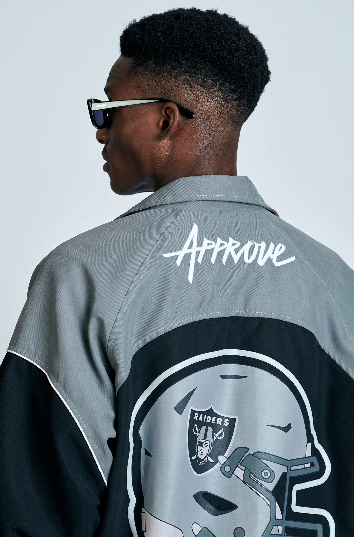 Jaqueta College Approve X Nfl Raiders Preta