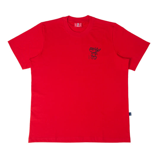 CAMISETA MONICA OLD VERMELHO
