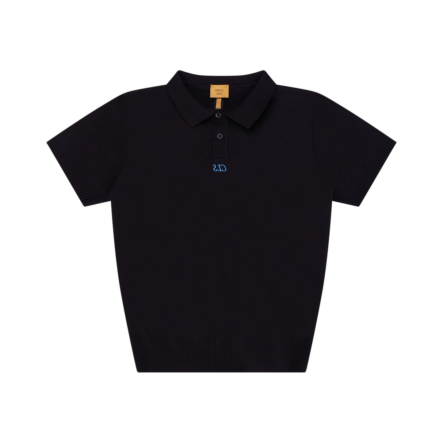 KNIT POLO CLASS "MINI CLS" BLACK