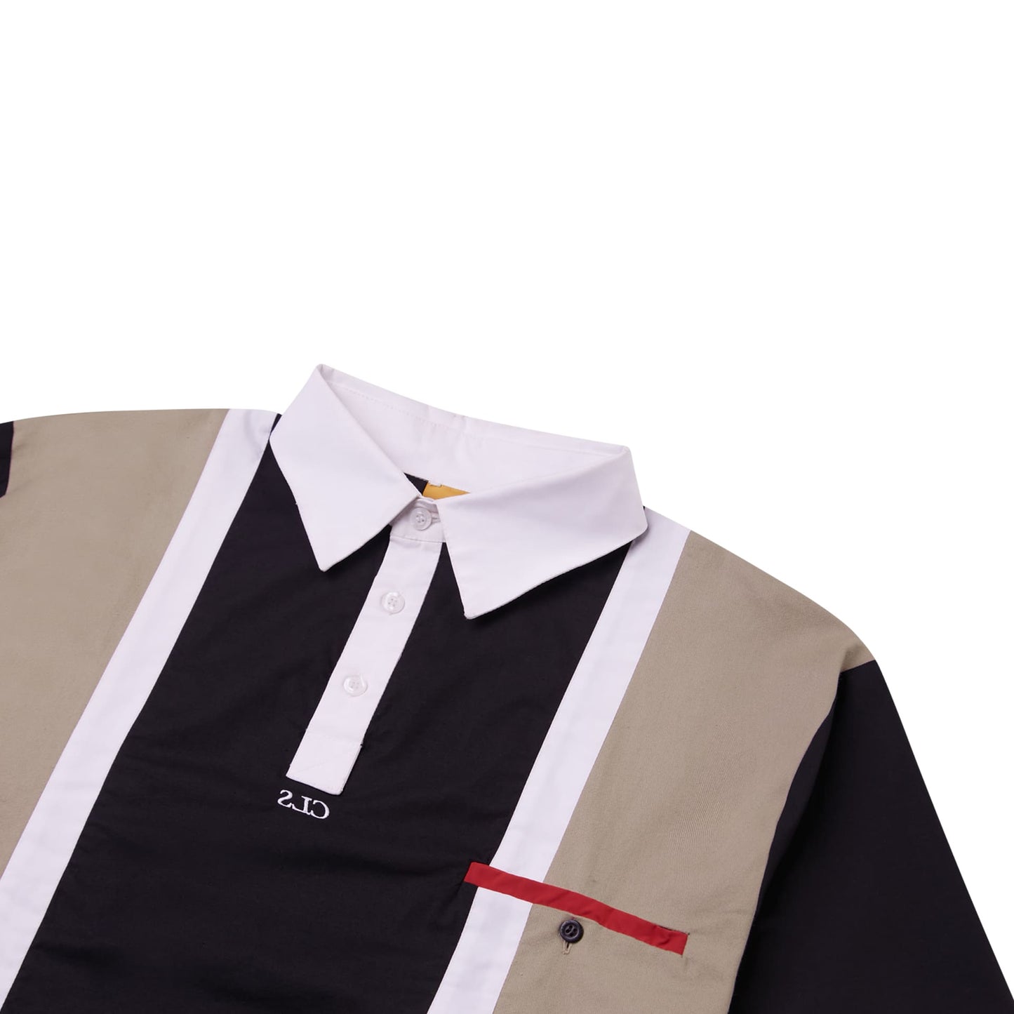 POLO SHIRT CLASS "UNCLE JR" BLACK/BEIGE