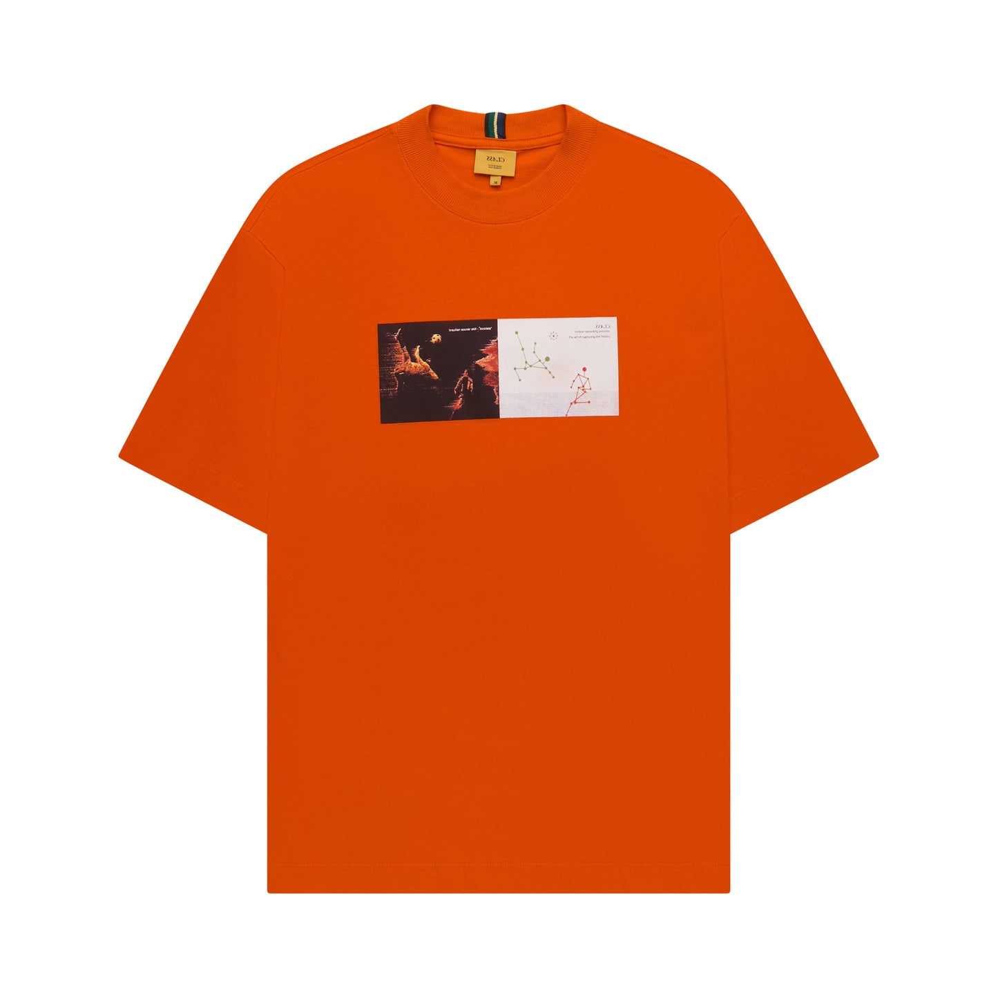 BASIC T-SHIRT CLASS "BICICLETA'' ORANGE