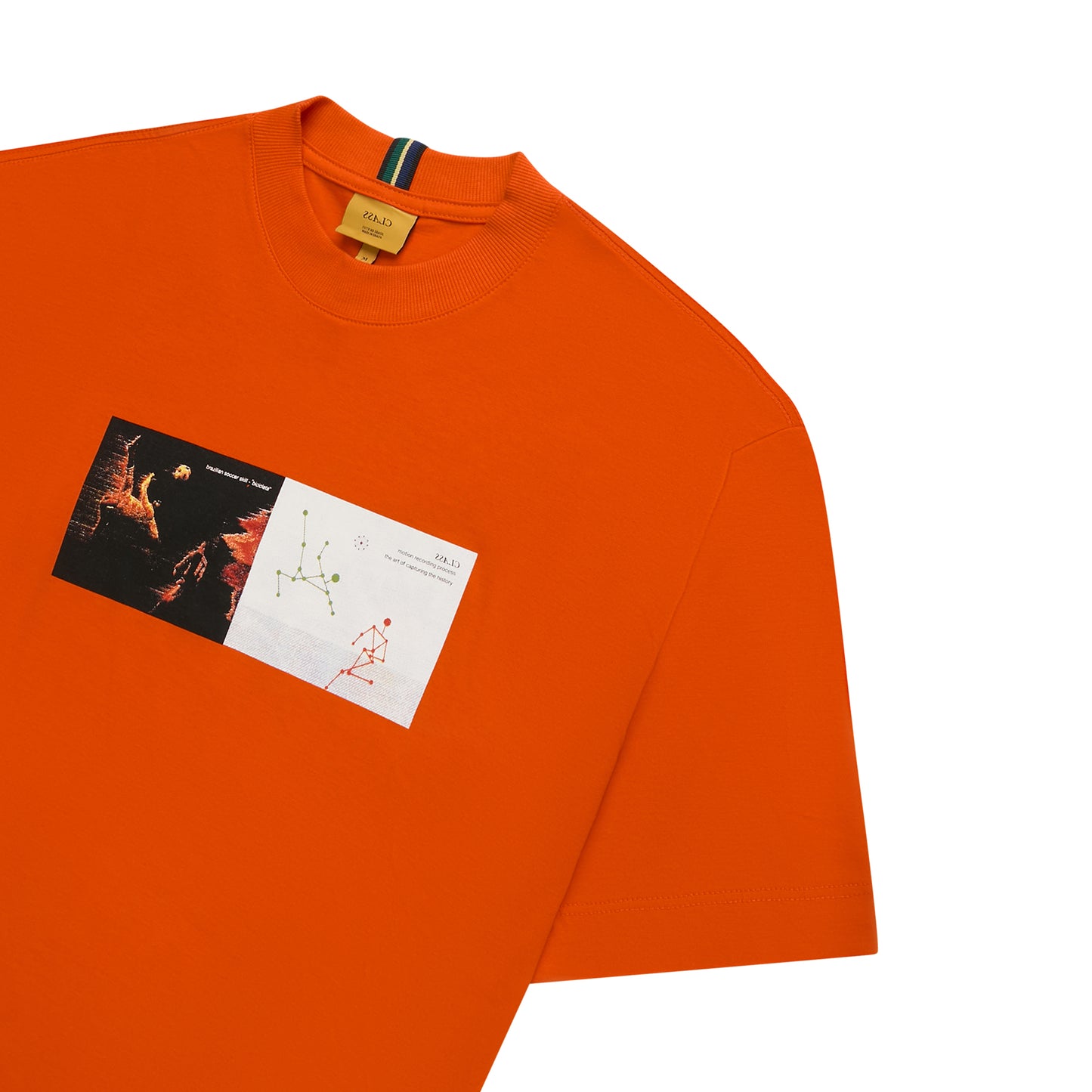 BASIC T-SHIRT CLASS "BICICLETA'' ORANGE