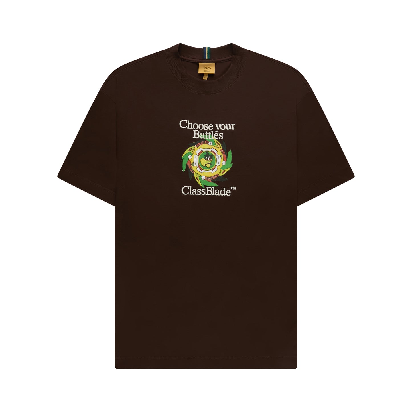BASIC T-SHIRT "CLASSBLADE'' BROWN
