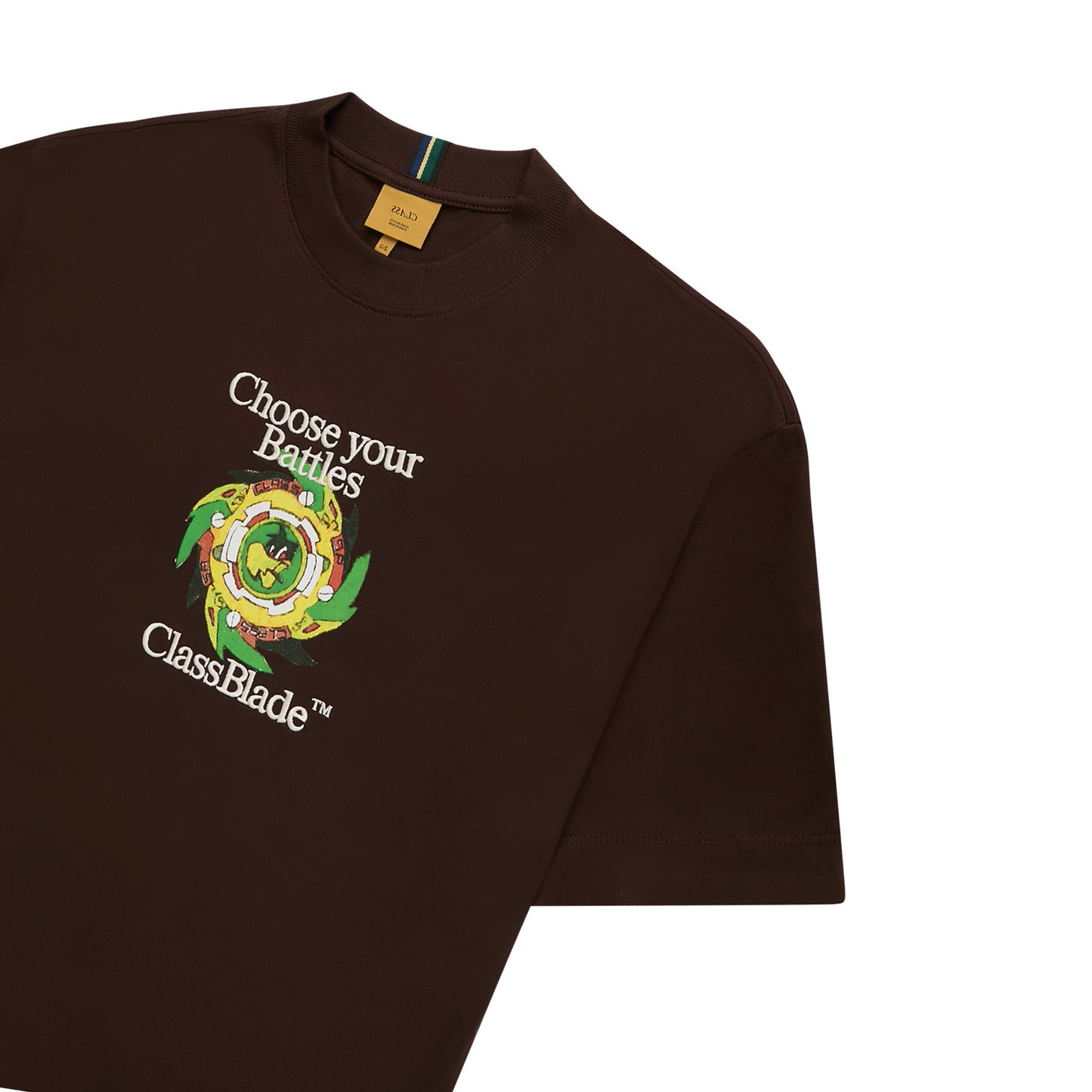 BASIC T-SHIRT "CLASSBLADE'' BROWN