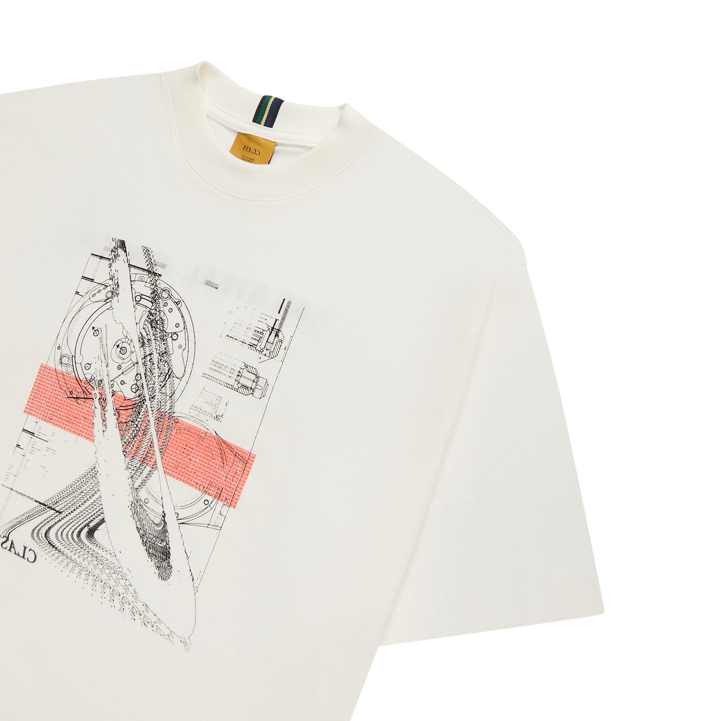 BASIC T-SHIRT ''CLASS STEEL JEWELRY" OFF-WHITE