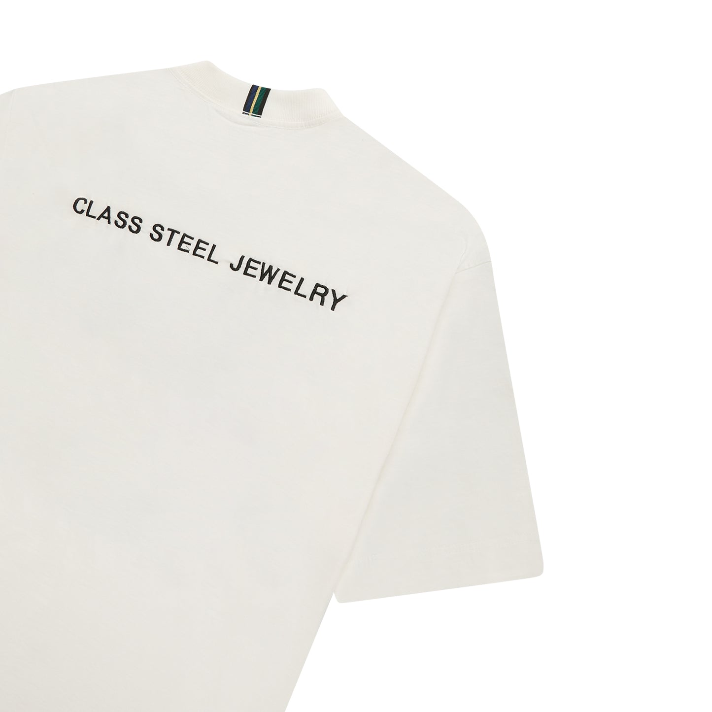 BASIC T-SHIRT ''CLASS STEEL JEWELRY" OFF-WHITE
