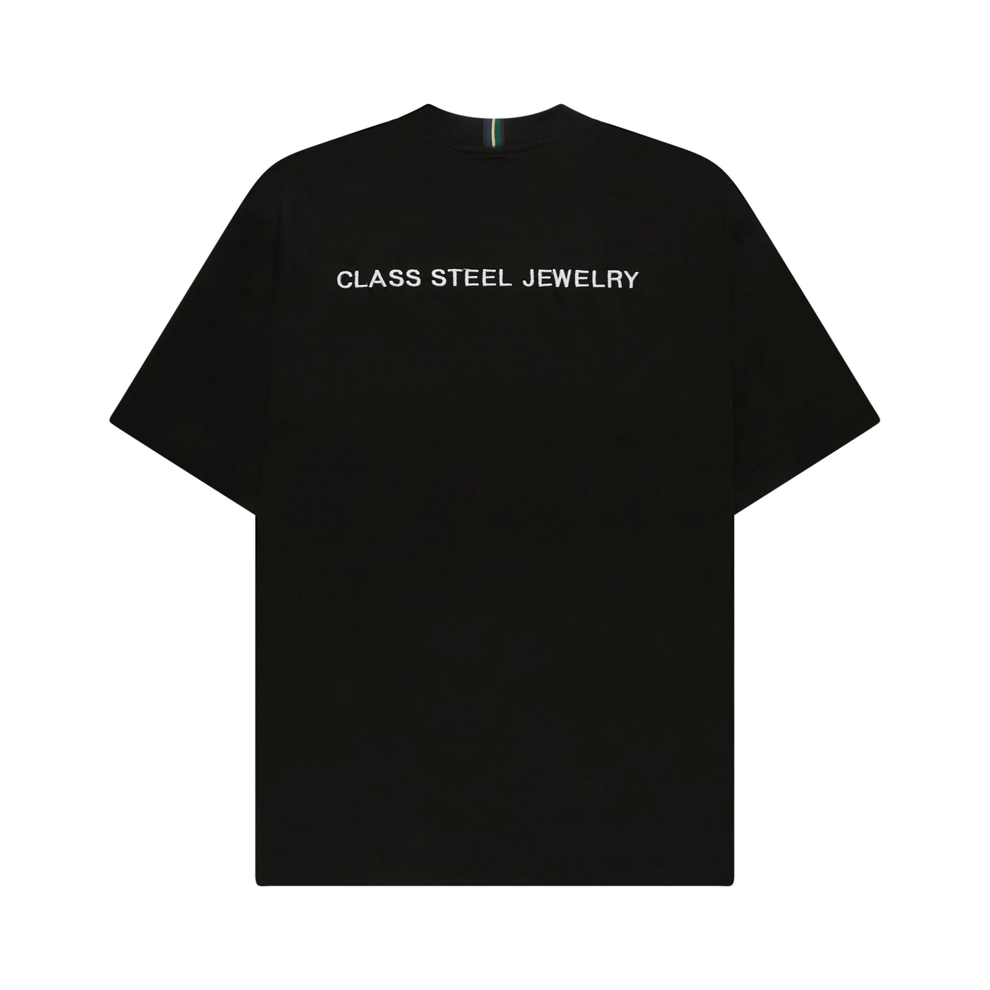 BASIC T-SHIRT ''CLASS STEEL JEWELRY" BLACK