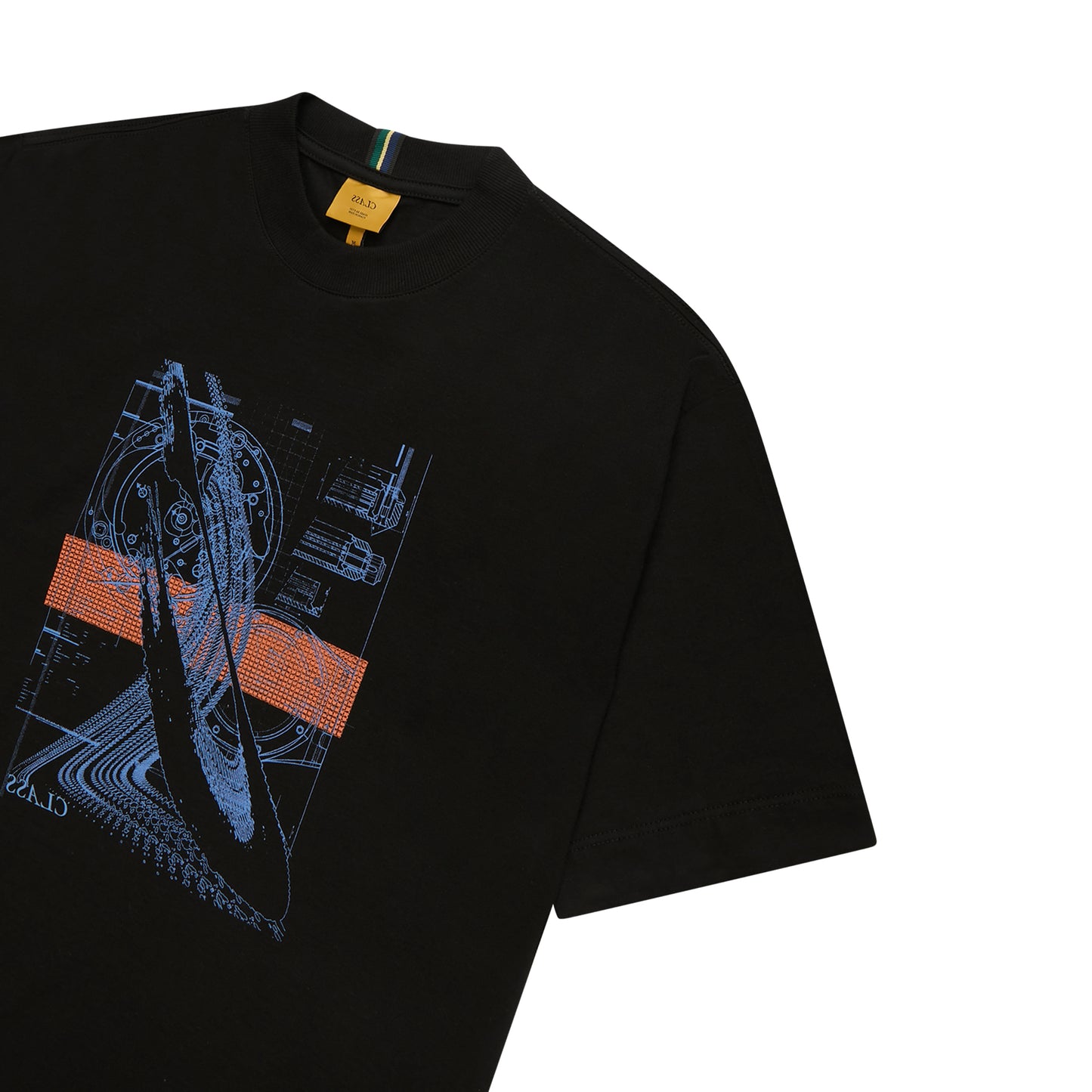 BASIC T-SHIRT ''CLASS STEEL JEWELRY" BLACK