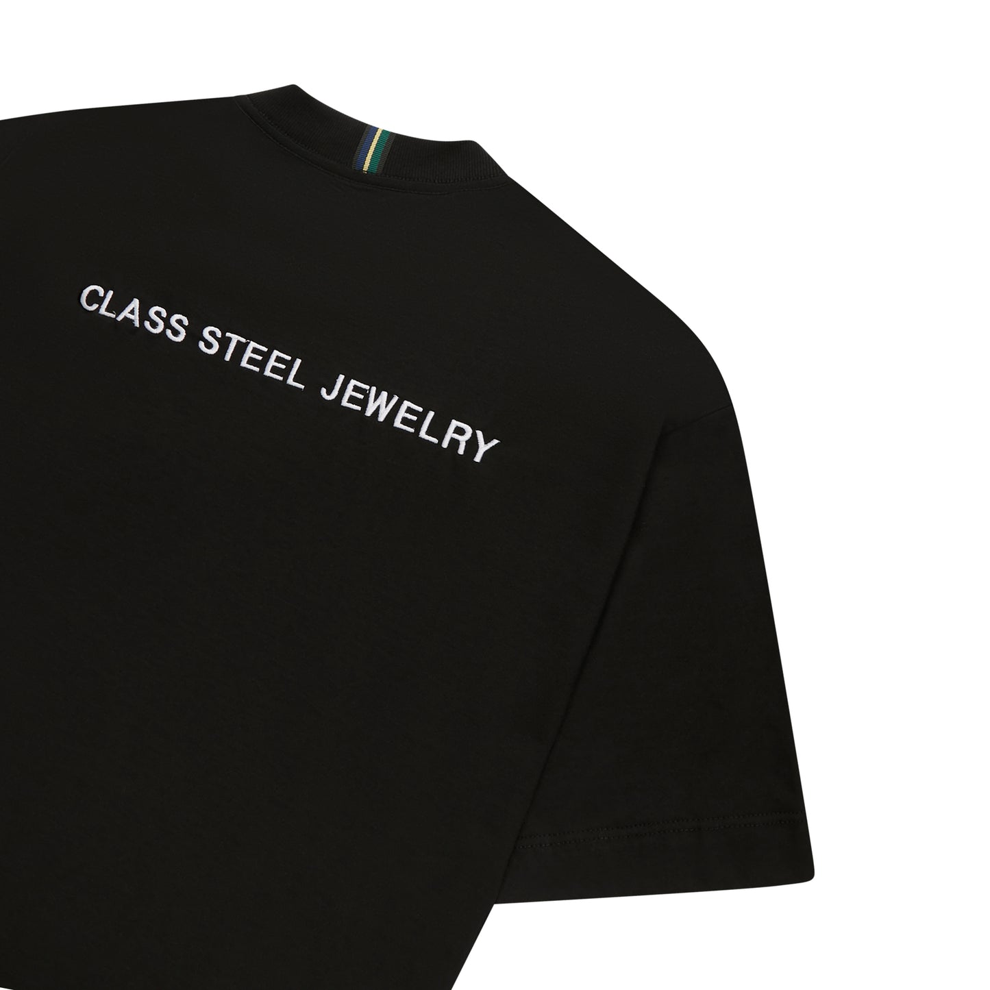BASIC T-SHIRT ''CLASS STEEL JEWELRY" BLACK