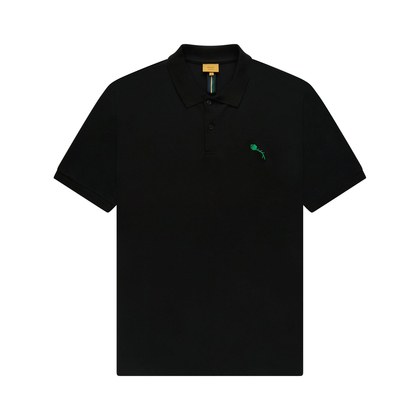 CLASSIC POLO SHIRT CLASS "PIPA" BLACK