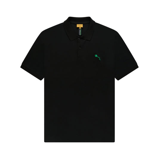 CLASSIC POLO SHIRT CLASS "PIPA" BLACK