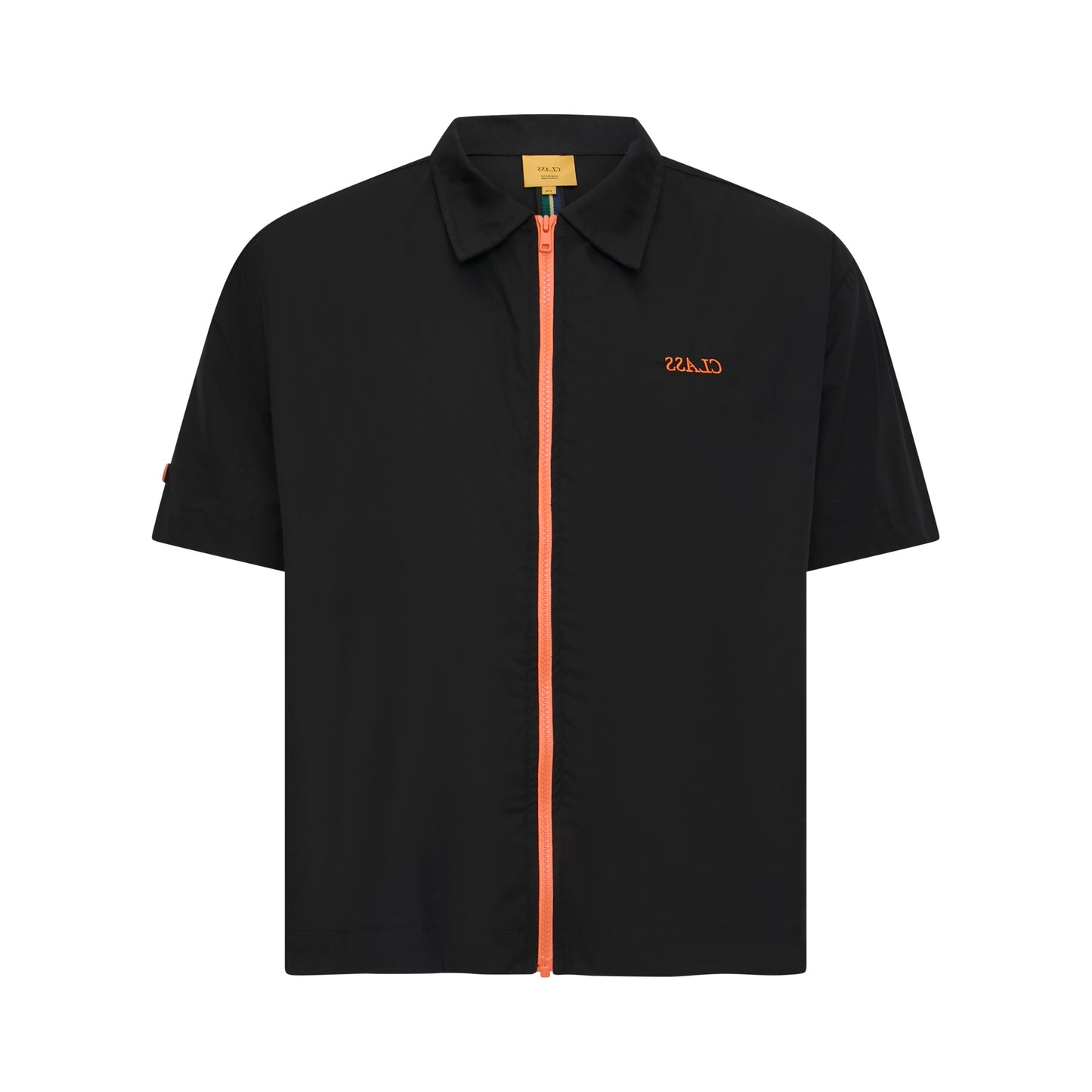 CLASS ZIP-UP SHIRT "PIPA" BLACK