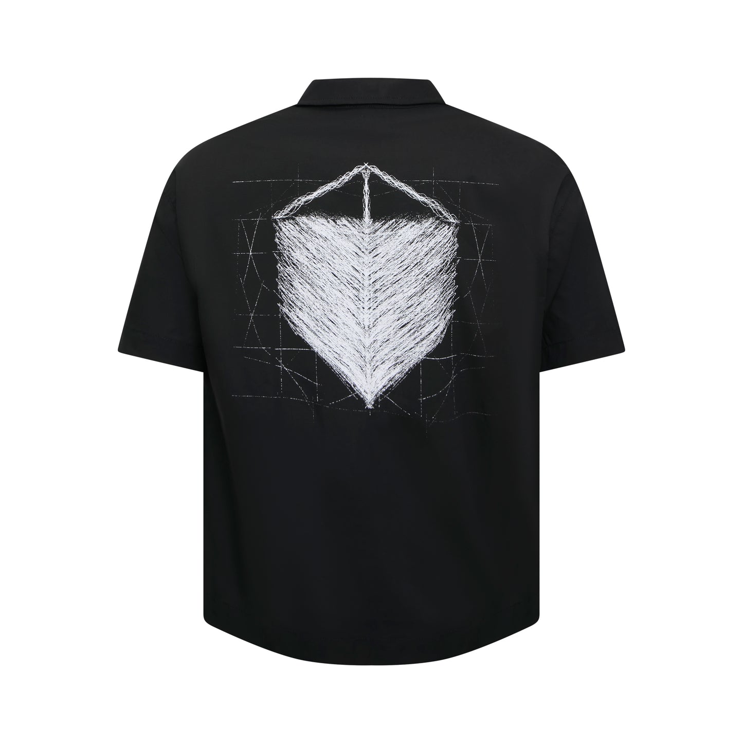 CLASS ZIP-UP SHIRT "PIPA" BLACK