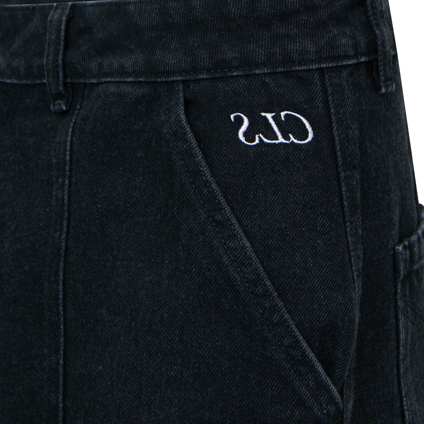 CLASSIC PANTS CLASS "CANVAS BAGGY" PRETO