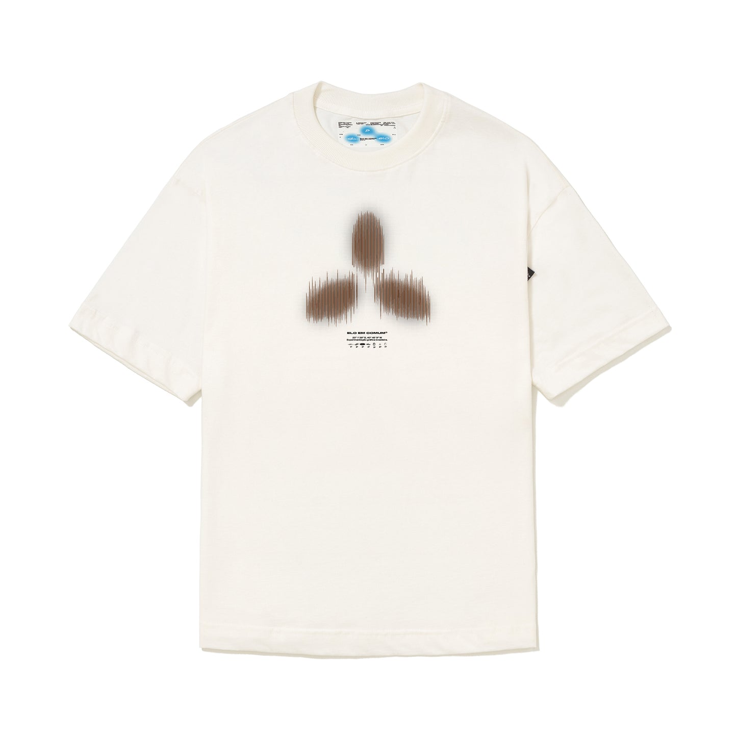CAMISETA REGULAR 3DOT BRANCO OFF.