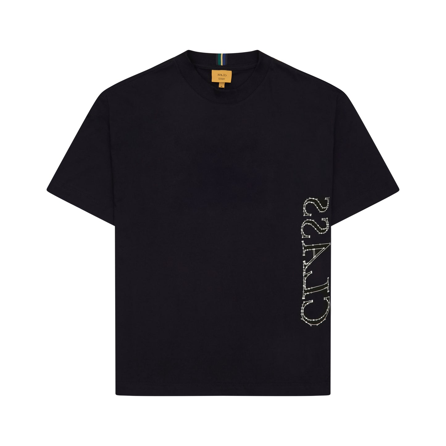 T-SHIRT "CLASS INVERSO BLUEPRINT" BLACK