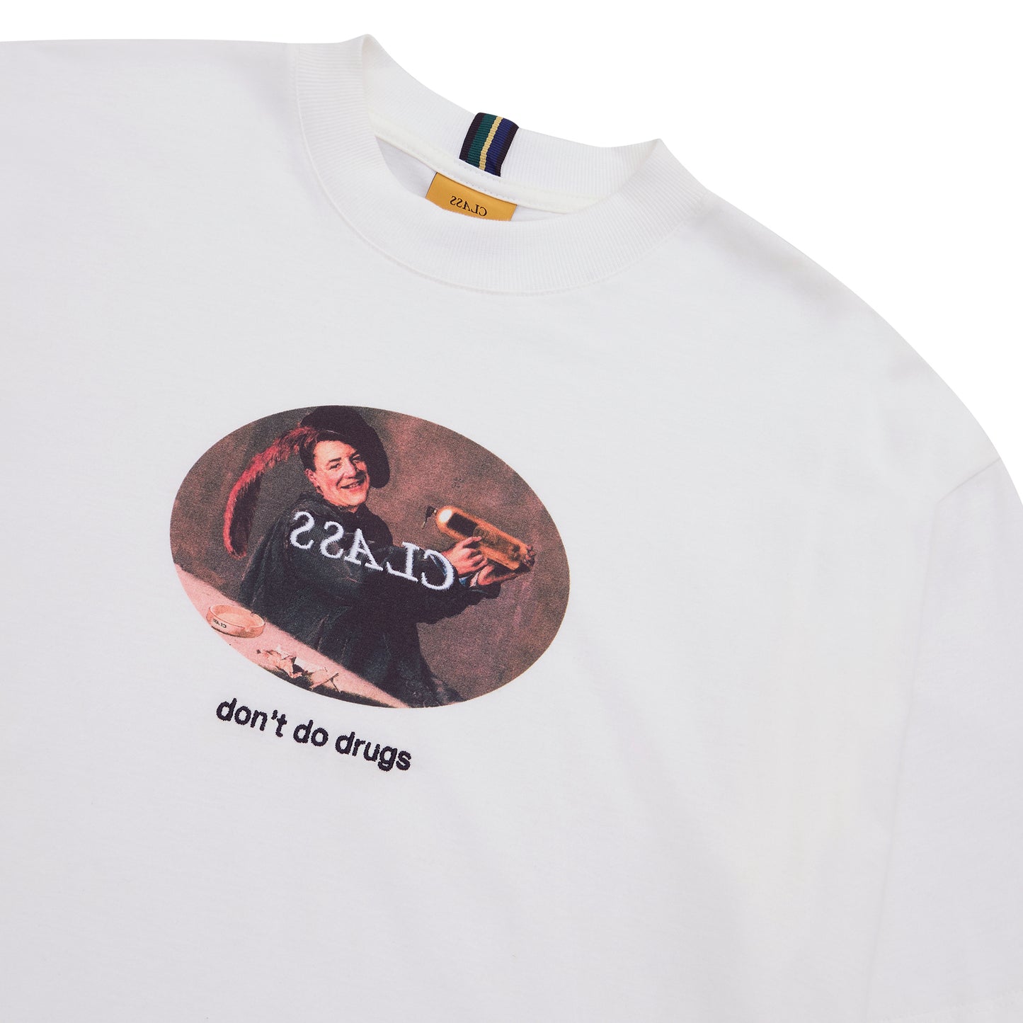 T-SHIRT CLASS "DON'T DO DRUGS" OFF-WHITE
