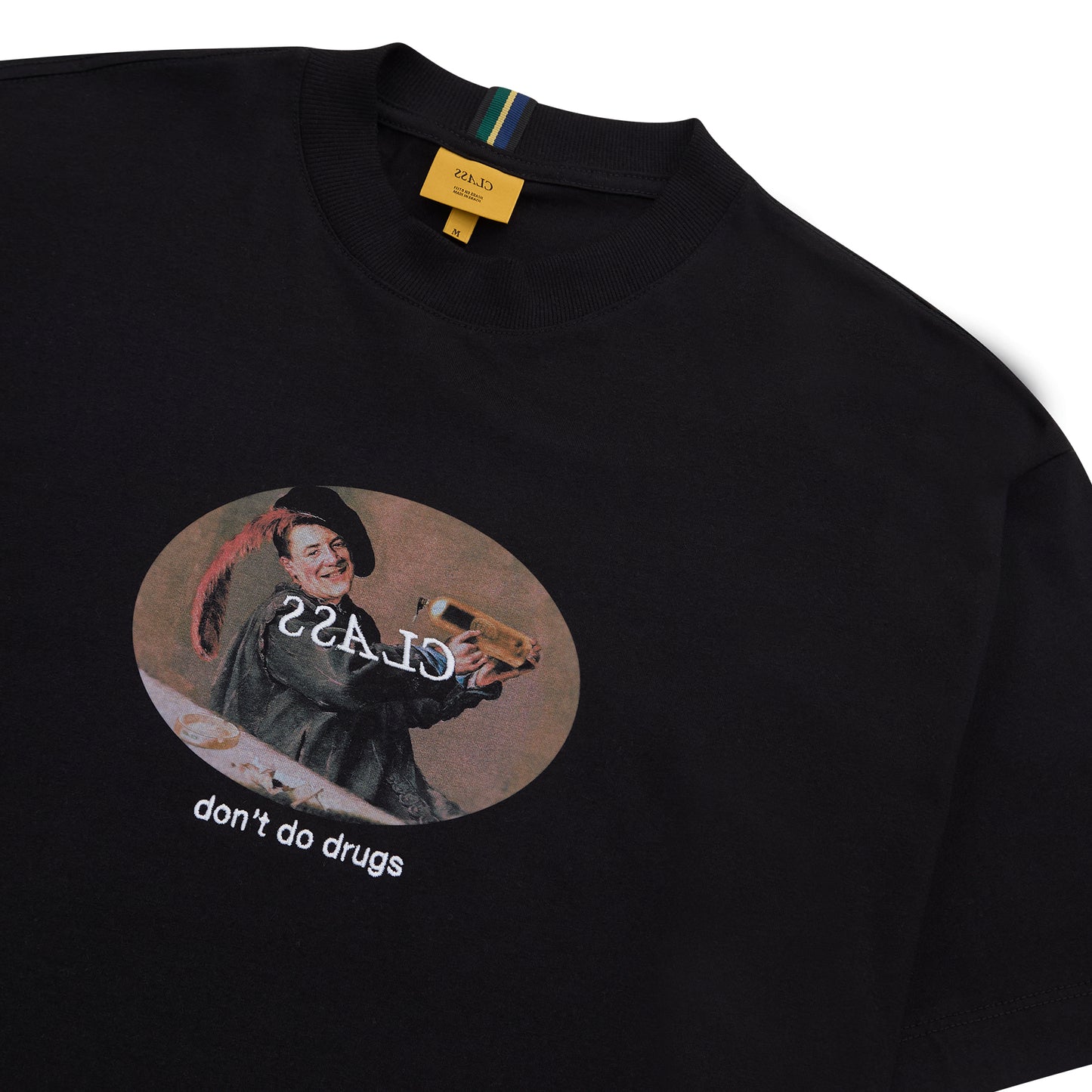 T-SHIRT CLASS "DON'T DO DRUGS" BLACK