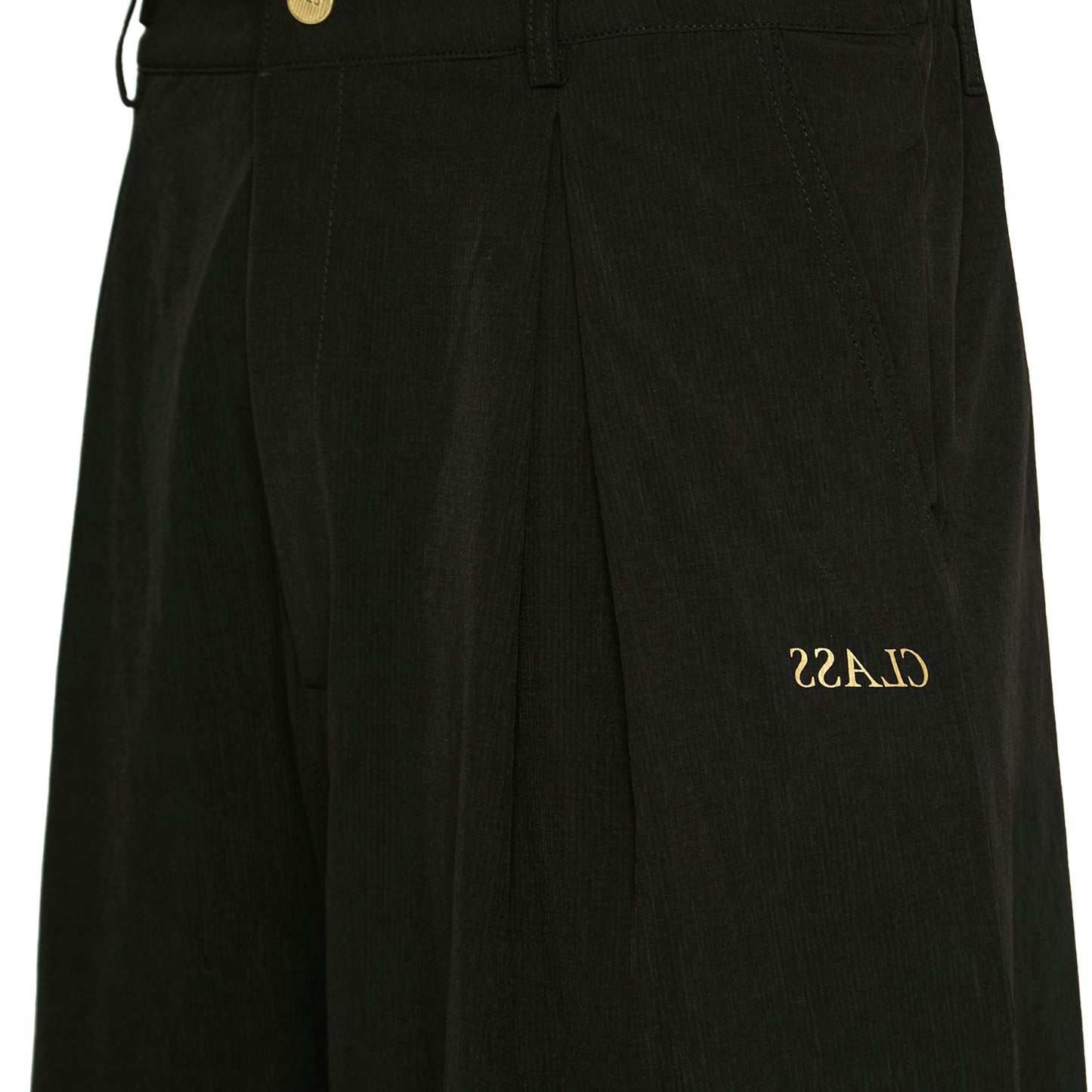 CLASS CLASSIC "WIDE PANTS" NYLON BLACK