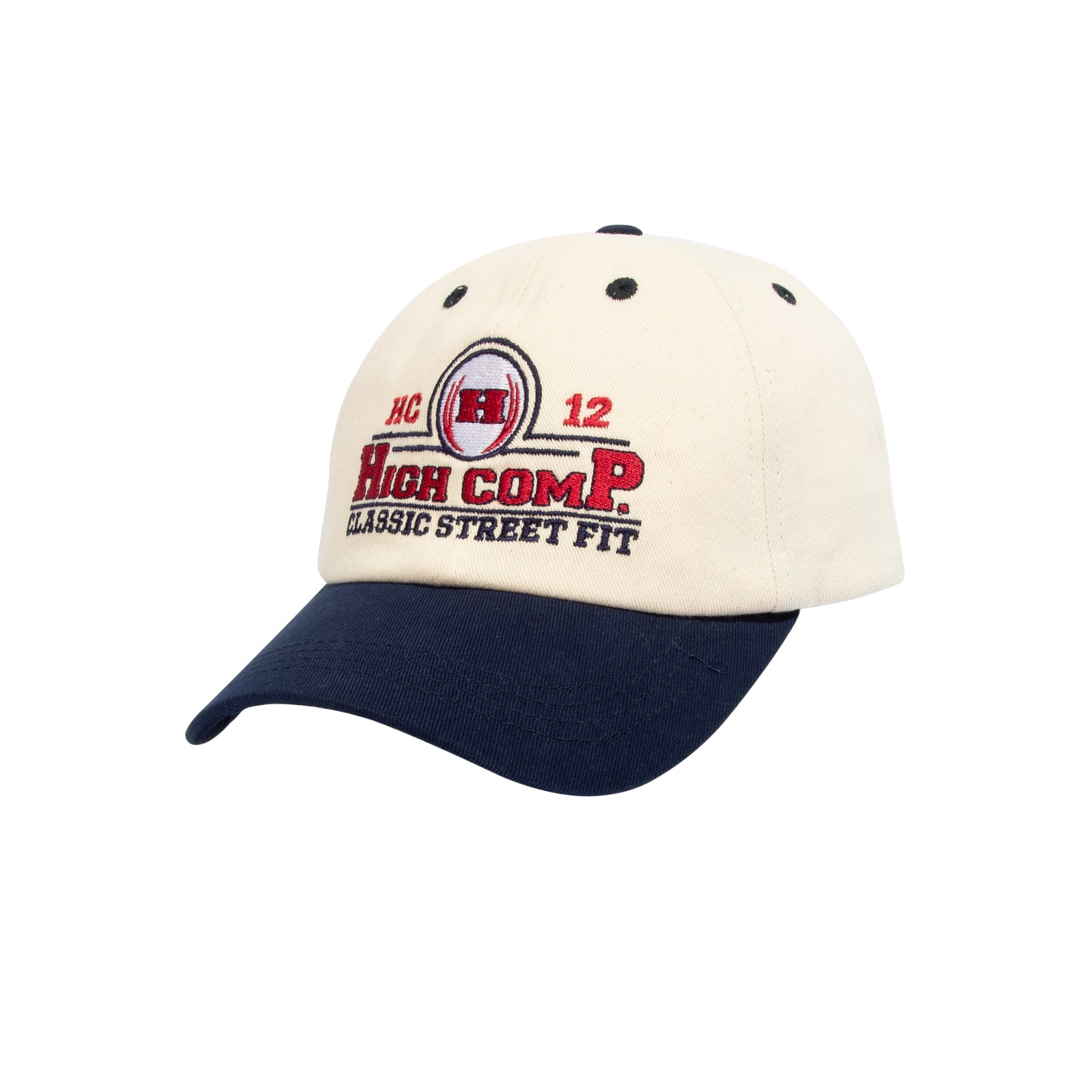 6 Panel Varsity White/Navy