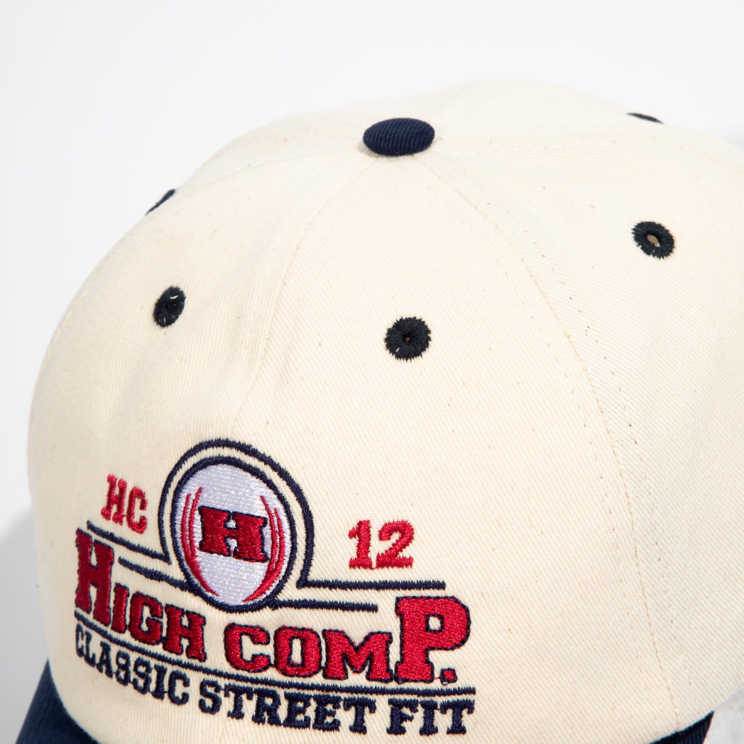 6 Panel Varsity White/Navy