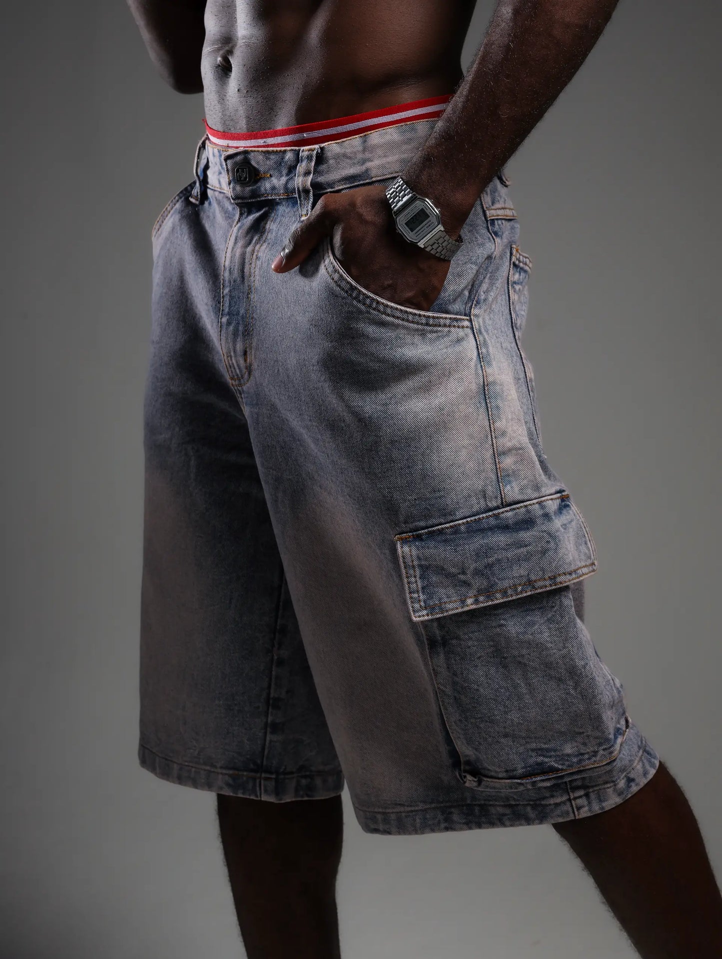 Jhorts Baggy Cargo Smoke