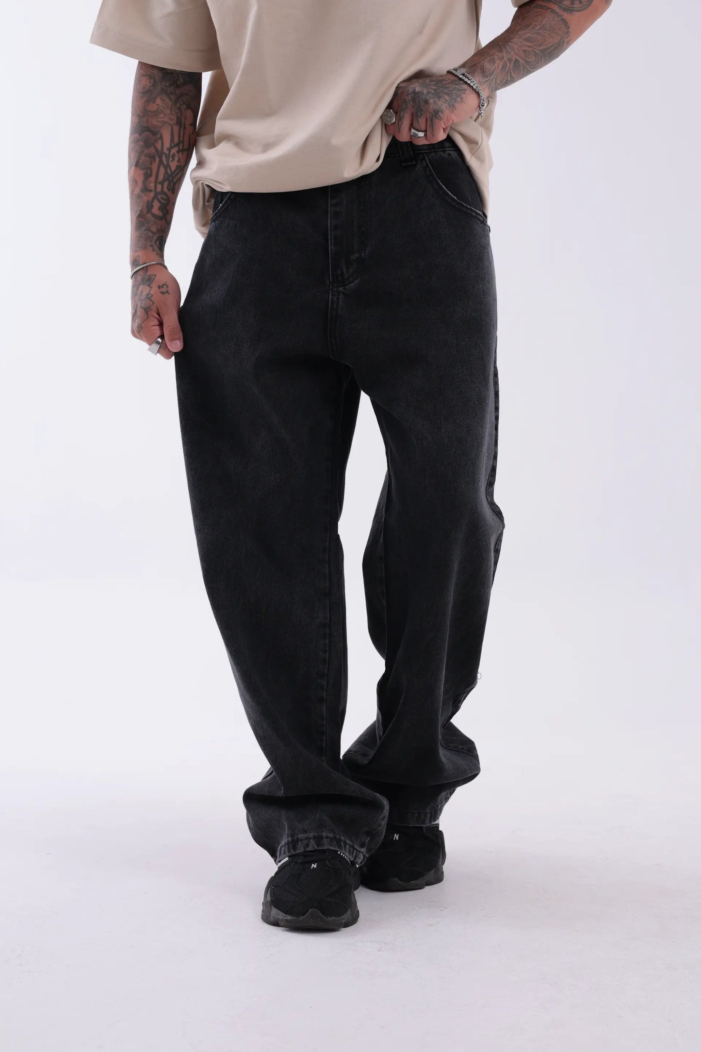 Calça Baggy Stoned Black